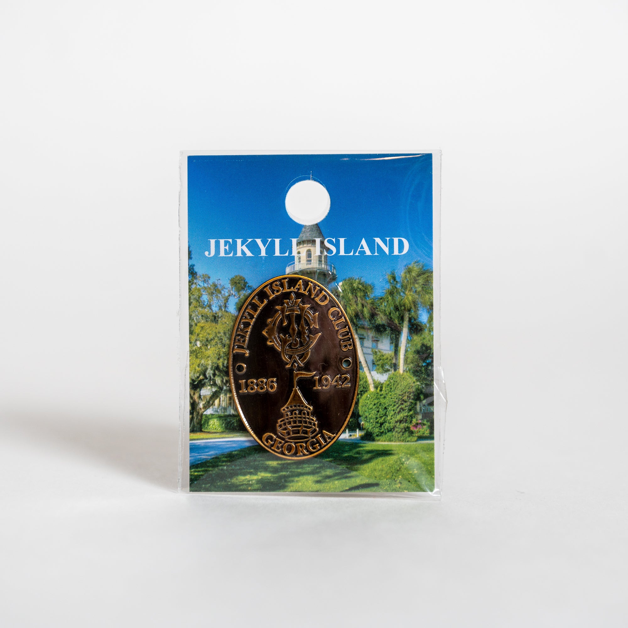 Jekyll Island Club Walking Stick Medallion