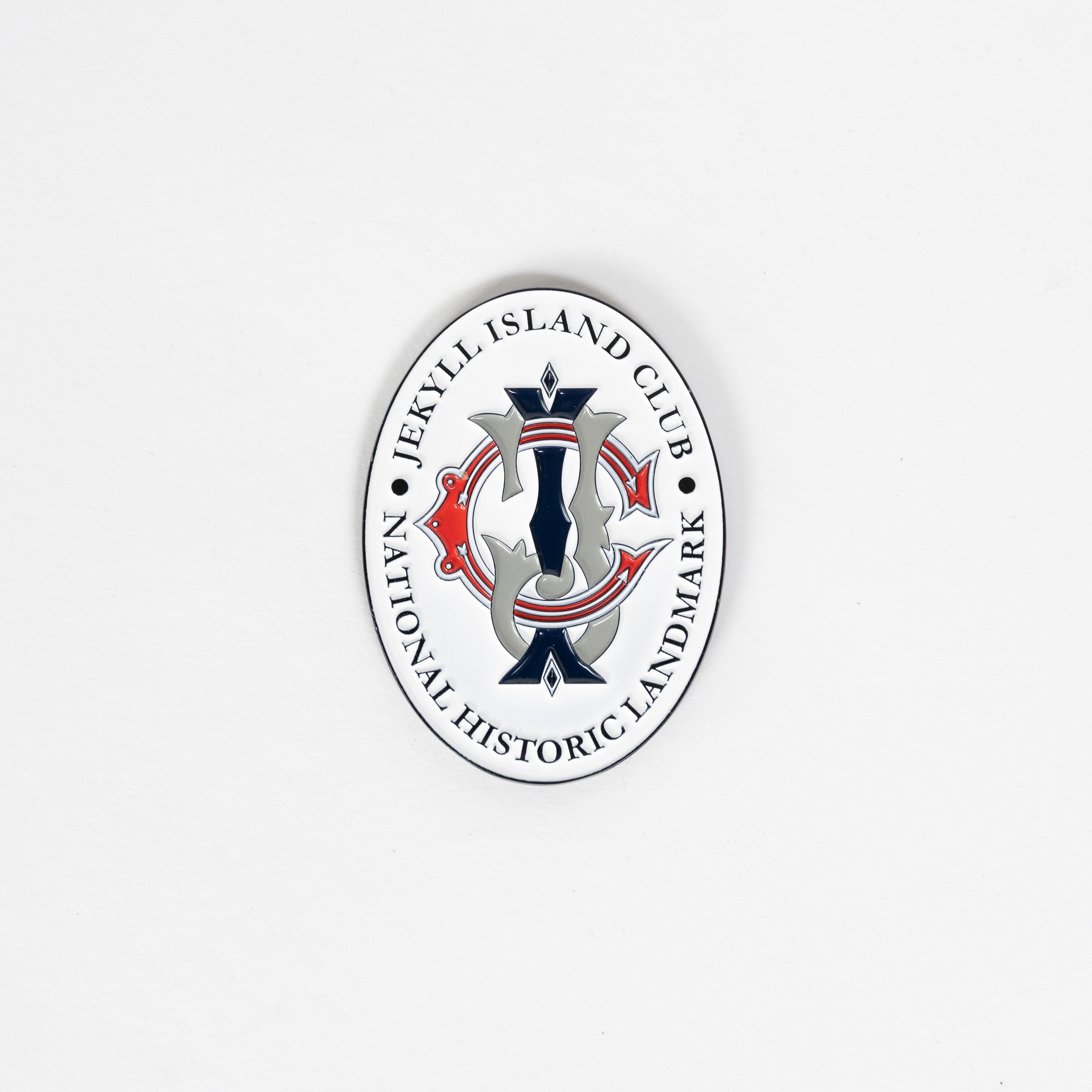 Historic Jekyll Island Club Hotel Logo Metal Magnet