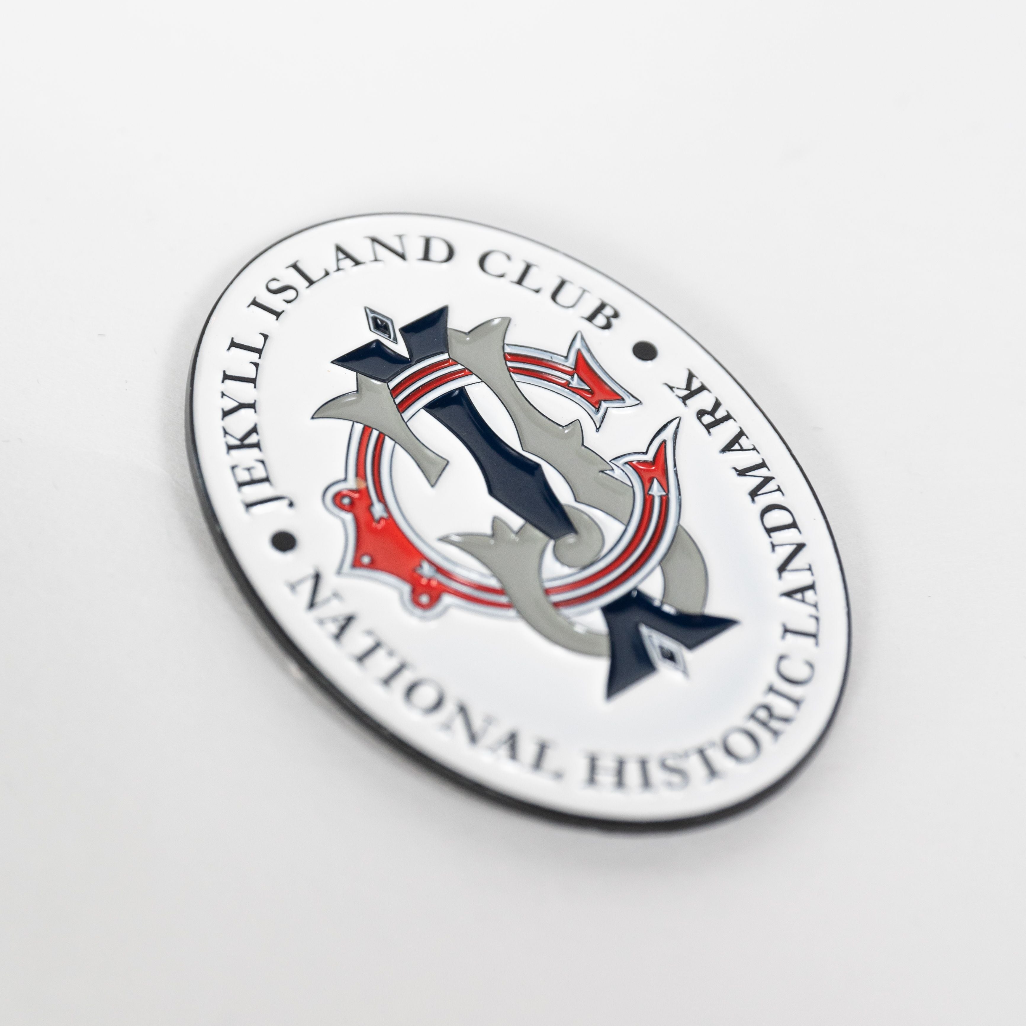 Historic Jekyll Island Club Hotel Logo Metal Magnet