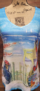 Gone to the Beach Sublimation Tee