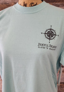 Jekyll Island Nautical Chart Tee