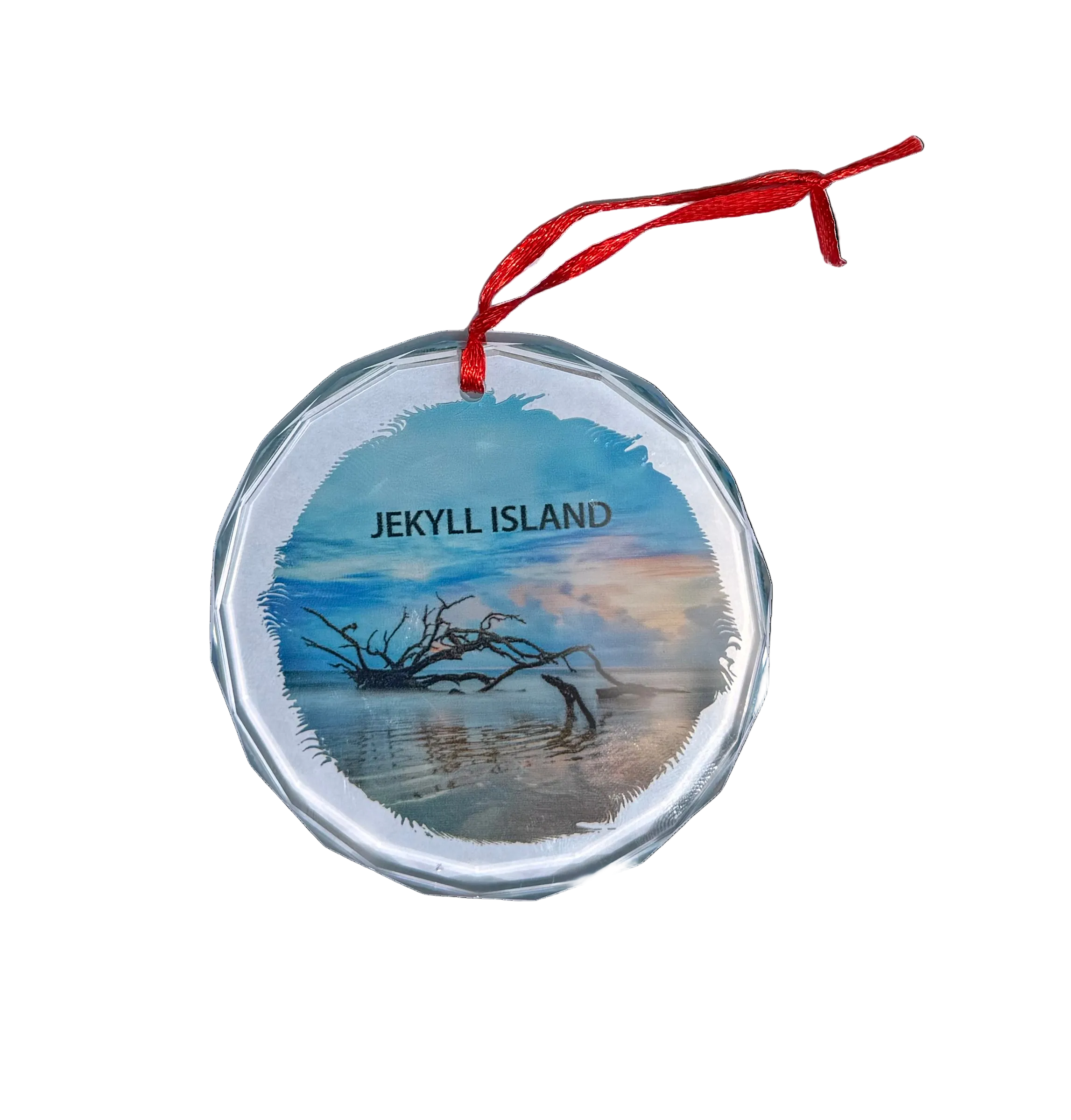 NPS Jekyll Island Clear Acrylic Ornament by Jaco