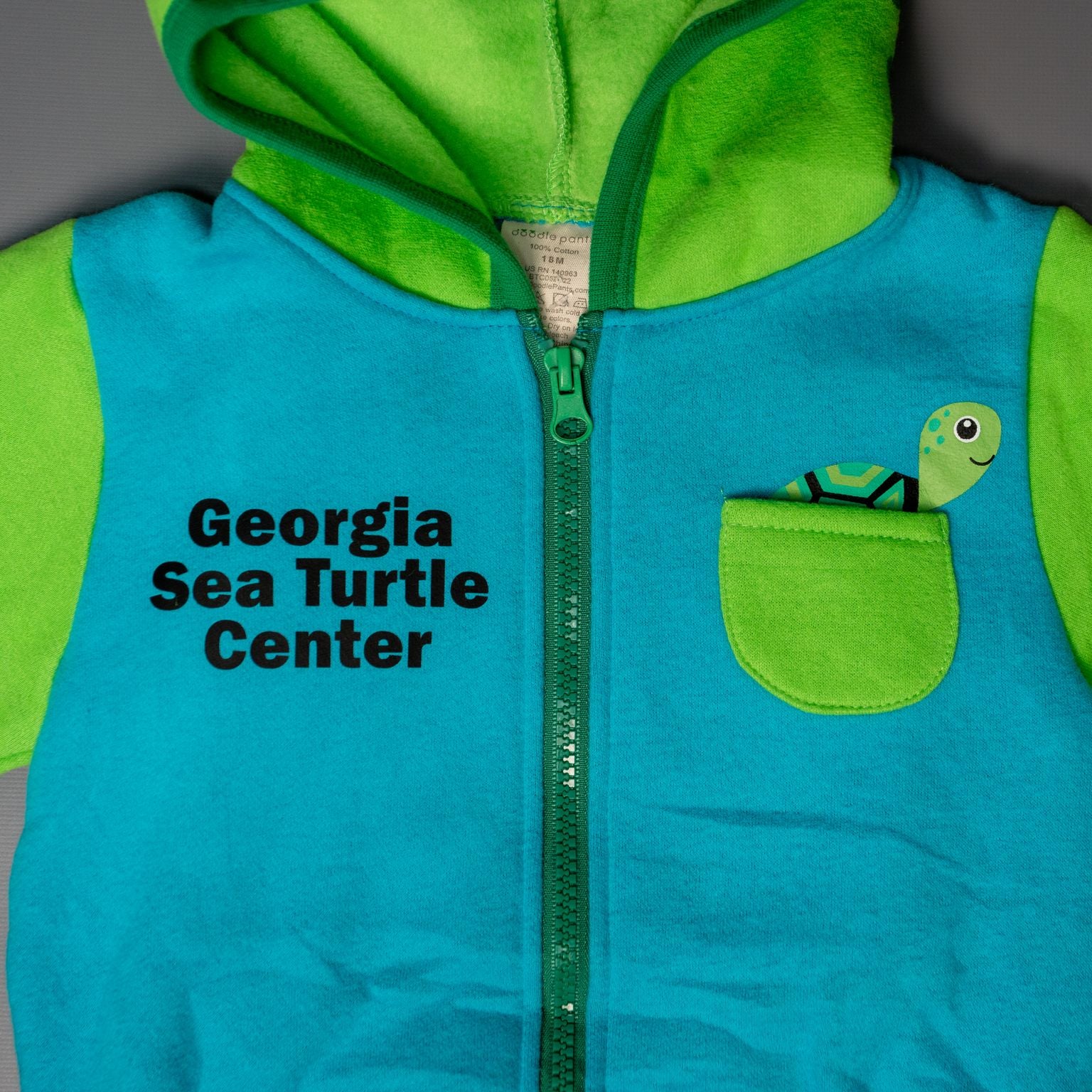 Toddler 3D Turtle Jacket