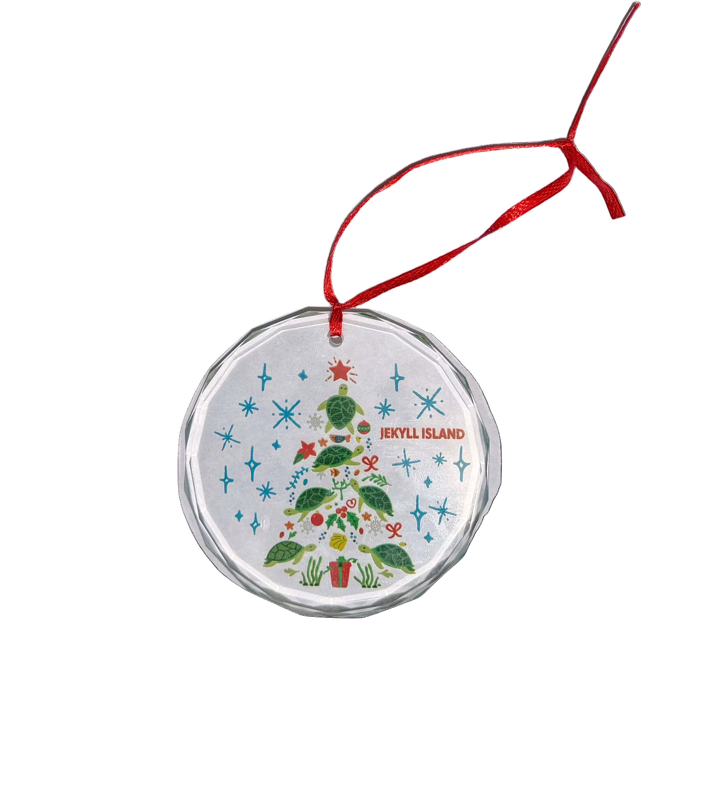 NPS Jekyll Island Clear Acrylic Ornament by Jaco