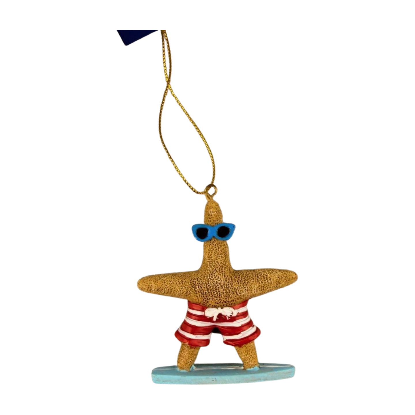 GIC Surfing Sea Star Man Ornament