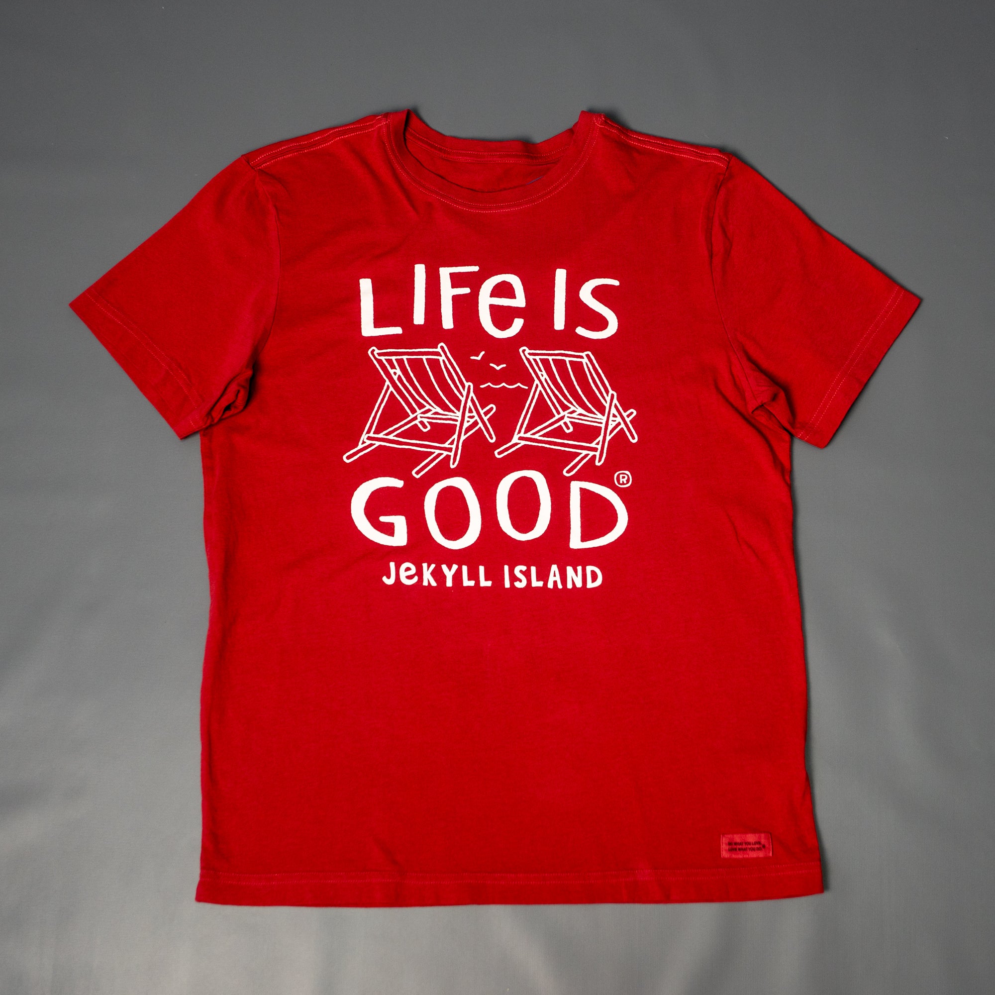 Life is Good Men's Beach Chair Tee