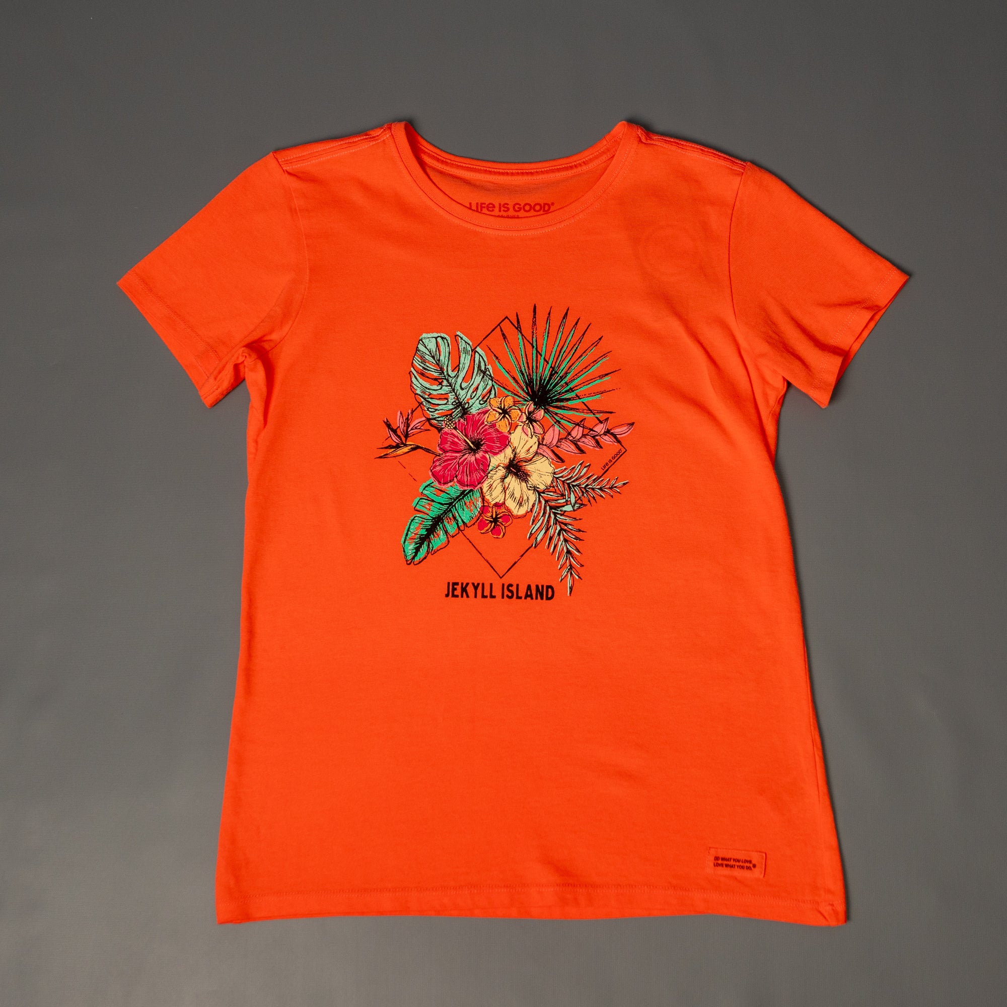 Life is Good Women's Tropical Flower Tee