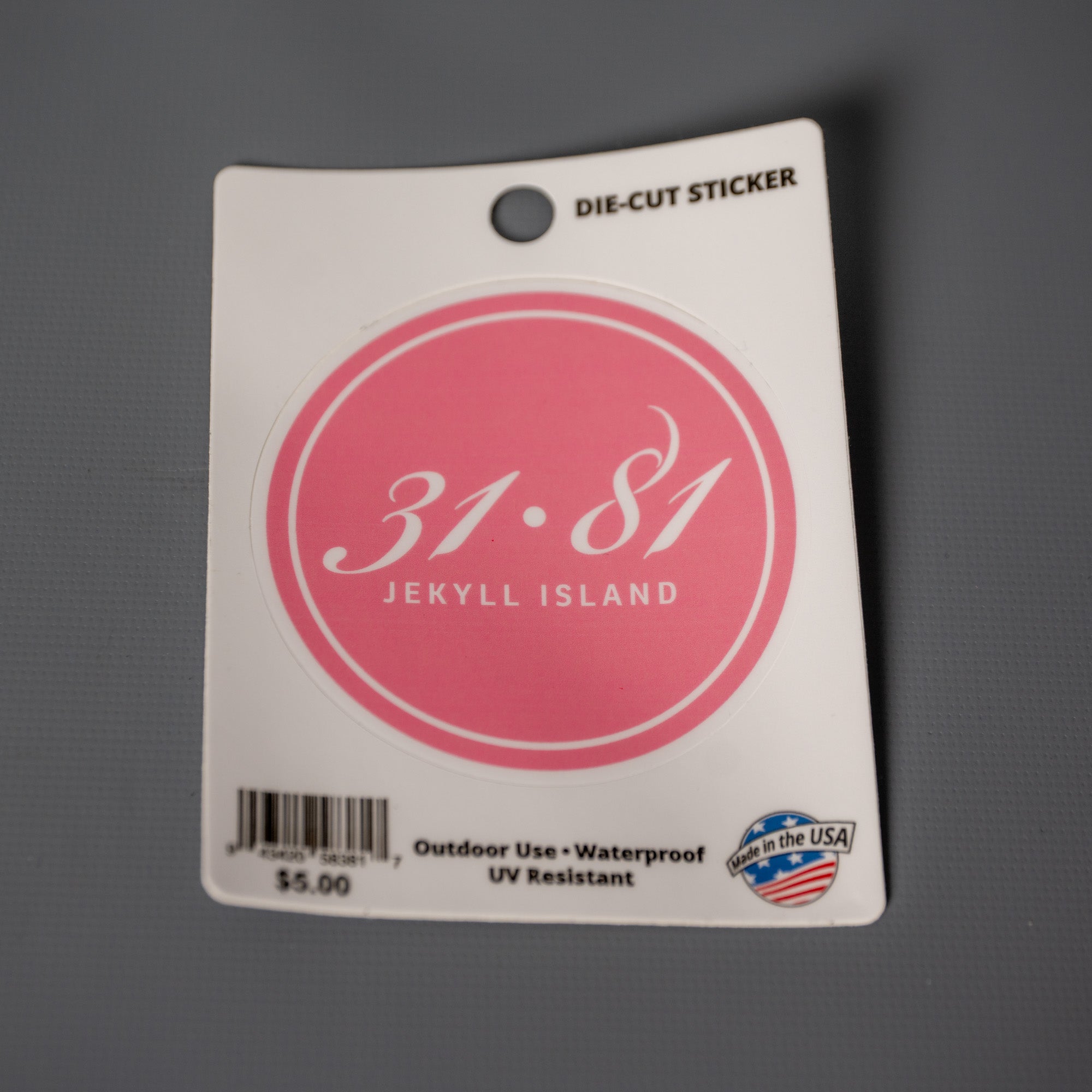 31•81 Die-Cut Sticker