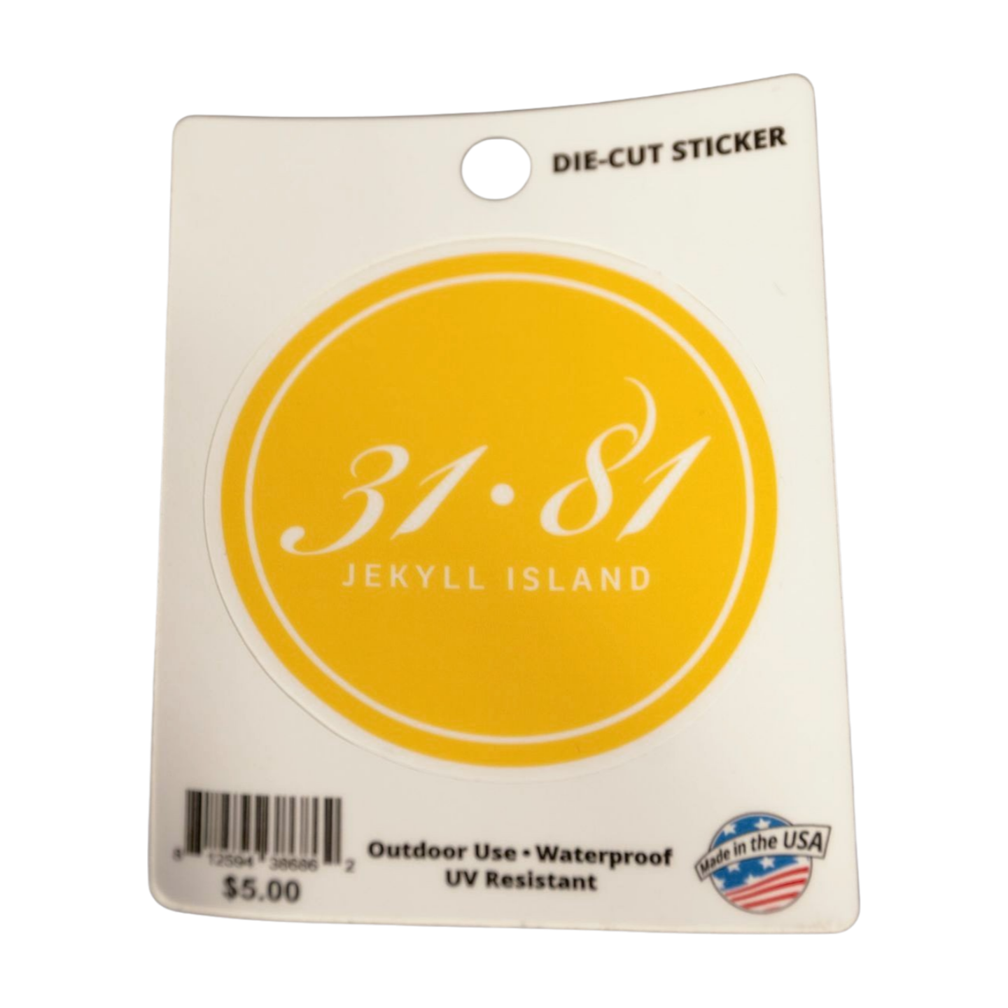 31•81 Die-Cut Sticker