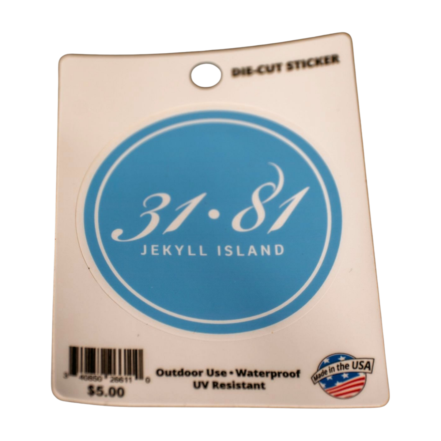 31•81 Die-Cut Sticker