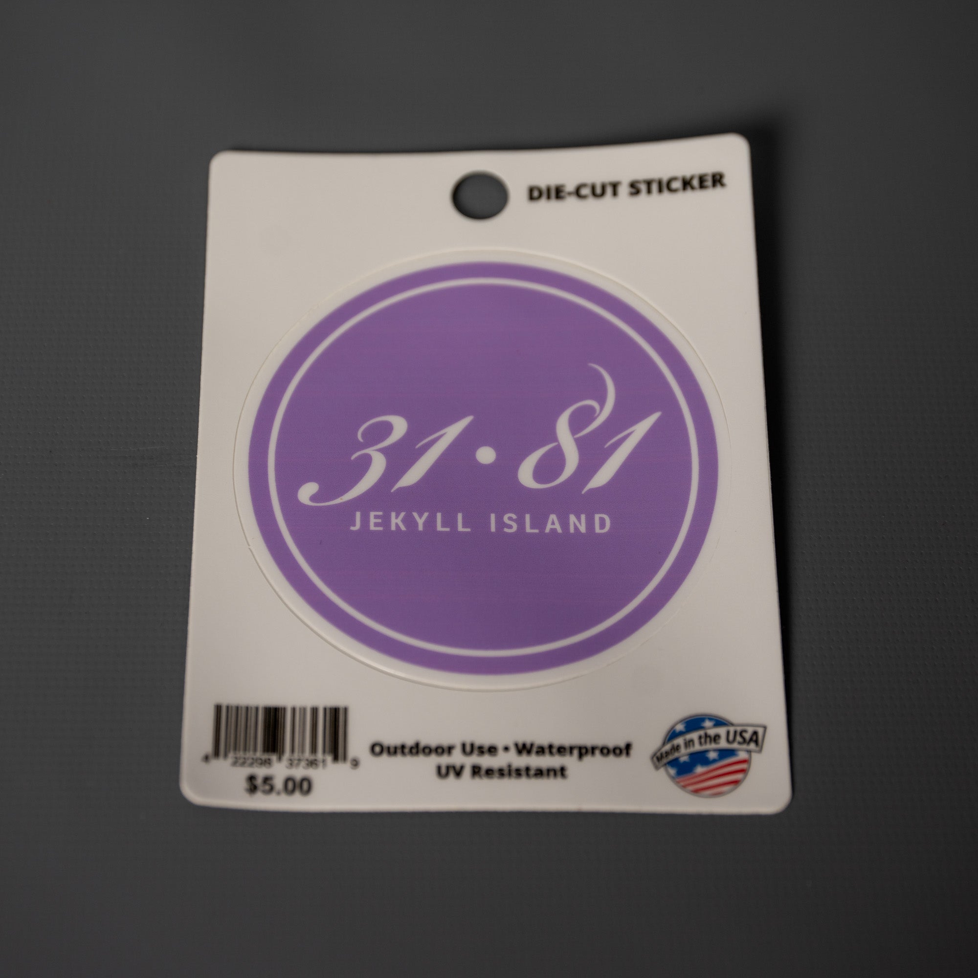 31•81 Die-Cut Sticker