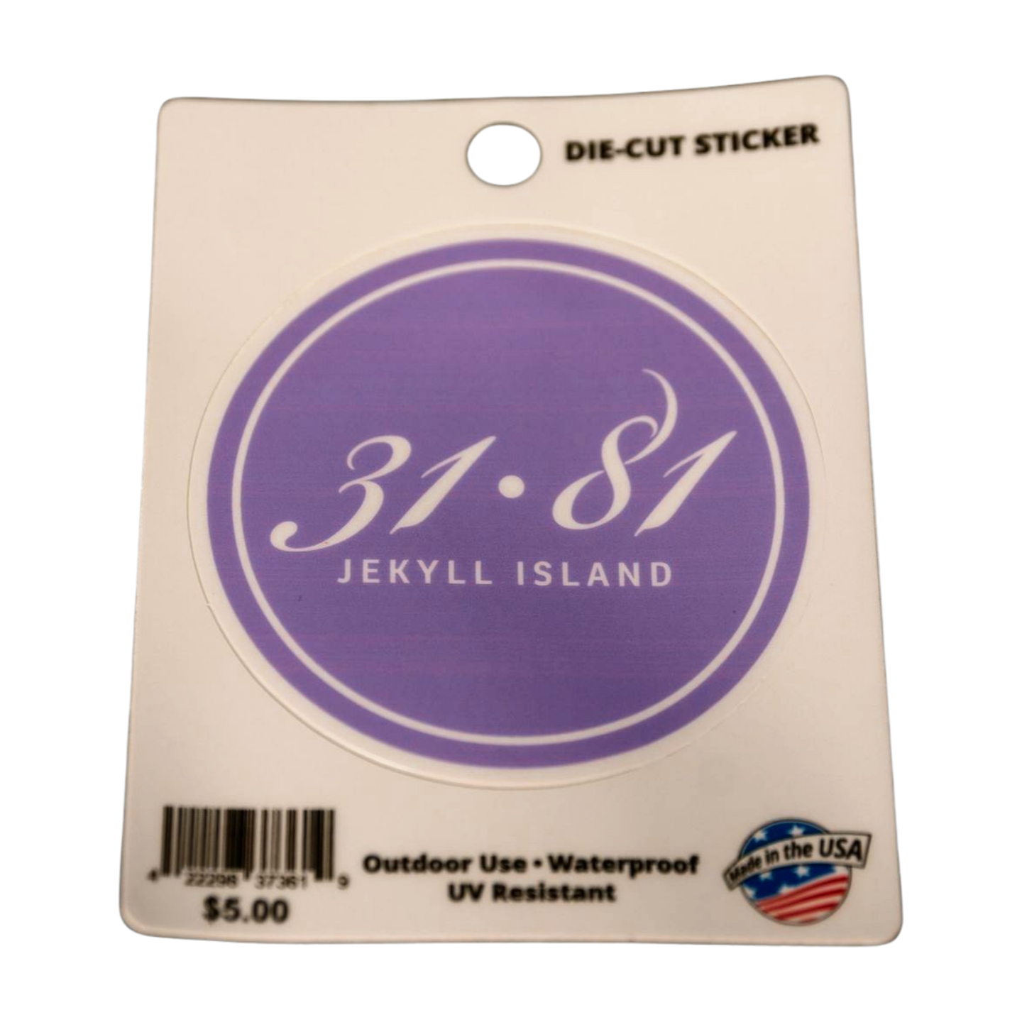 31•81 Die-Cut Sticker