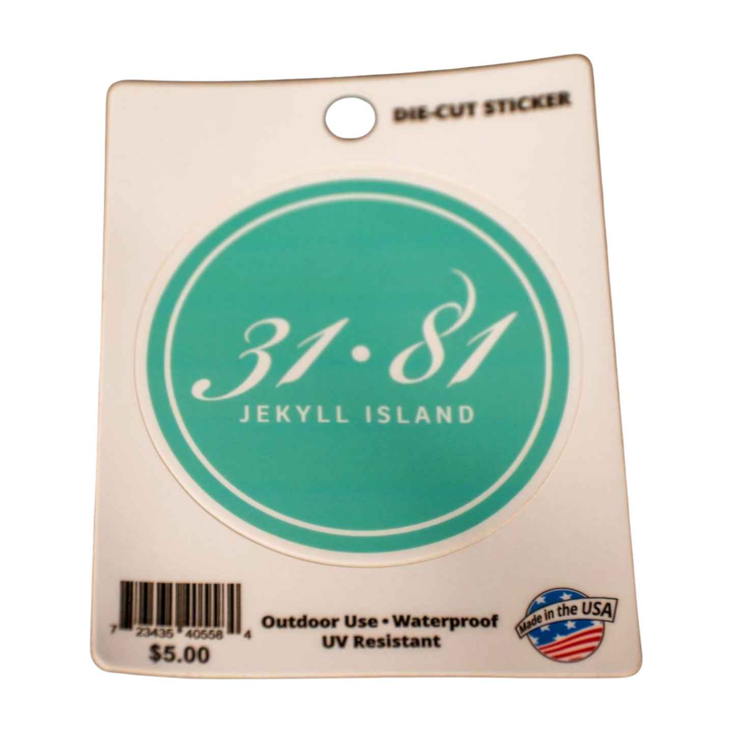 31•81 Die-Cut Sticker