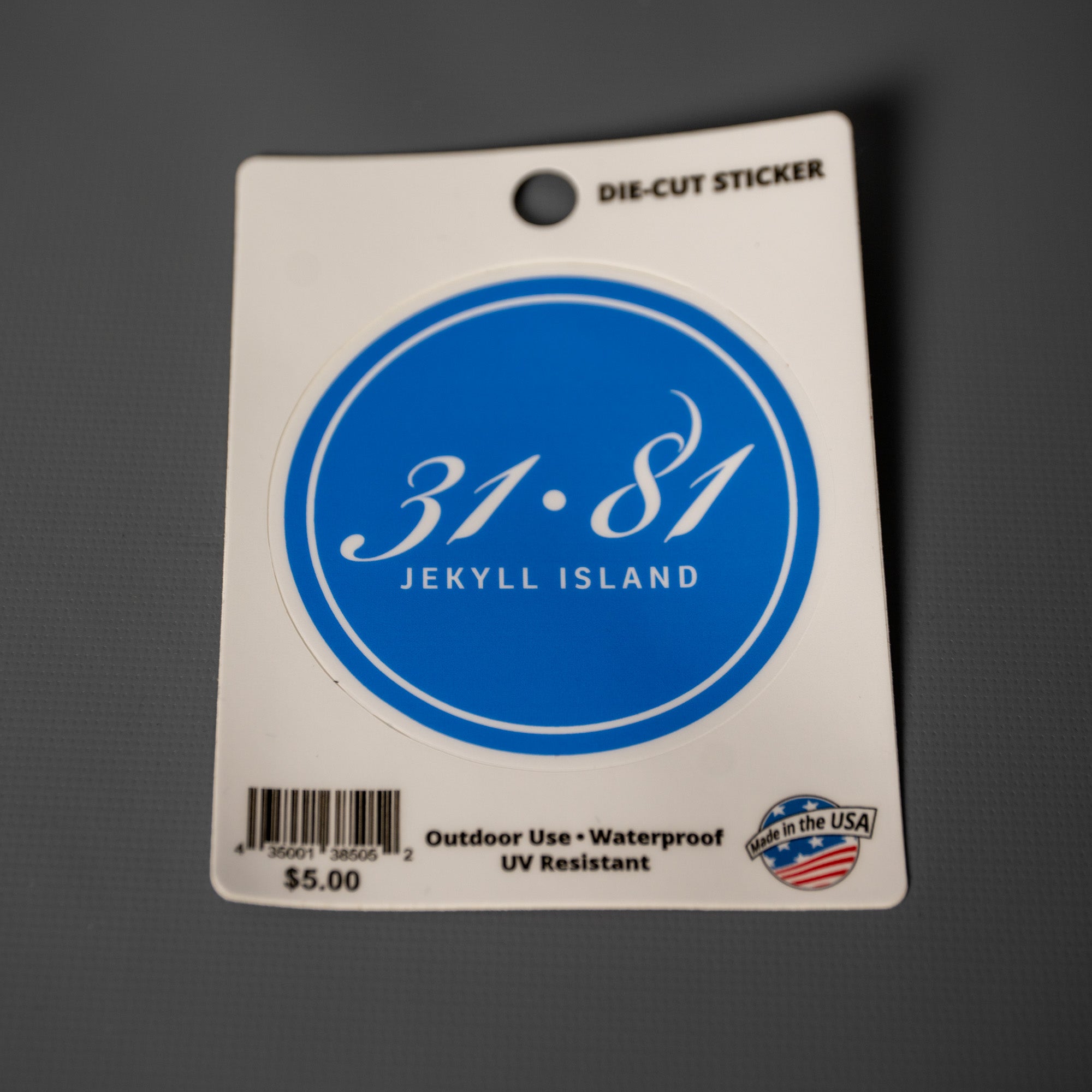 31•81 Die-Cut Sticker