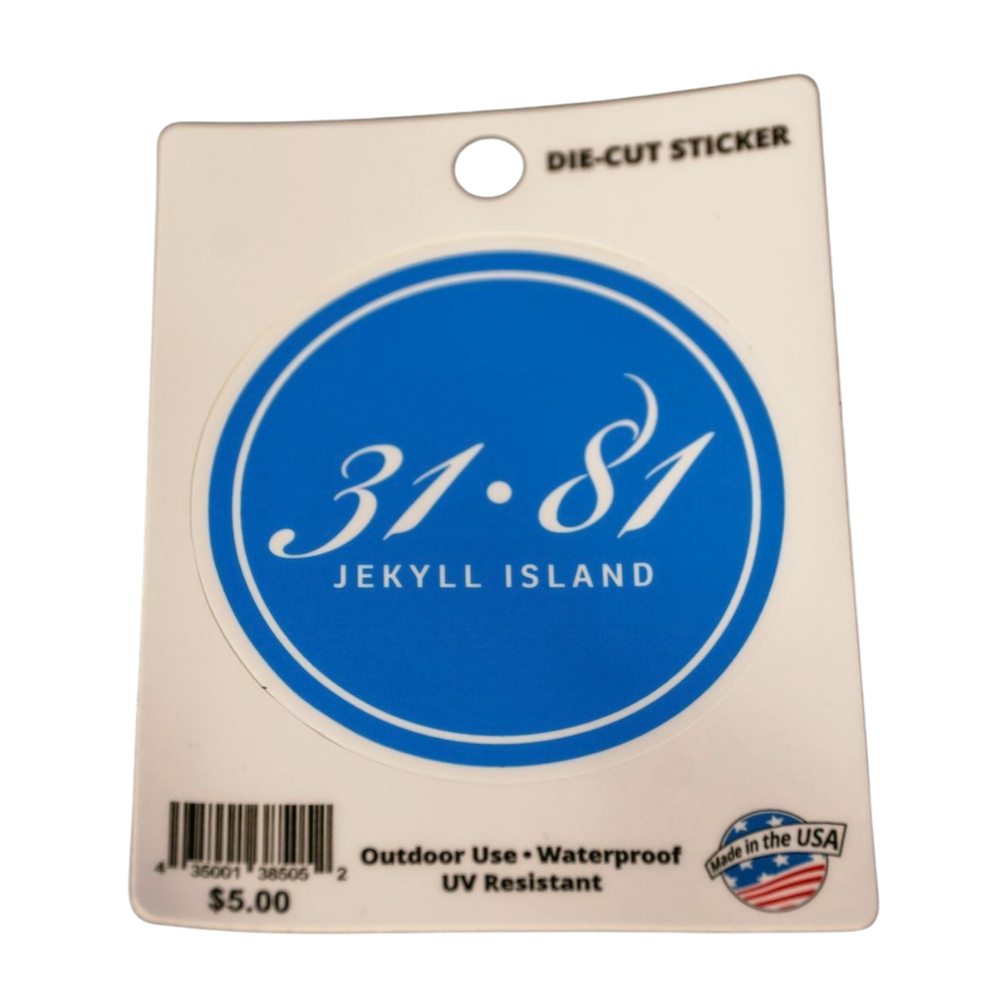 31•81 Die-Cut Sticker