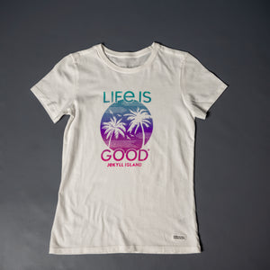 Life is Good Women's Retro Palms