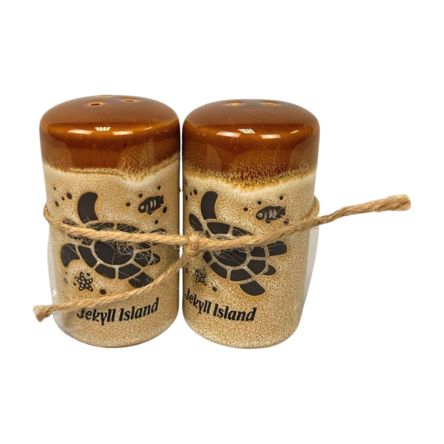GIC Ceramic Salt & Pepper Shaker Set