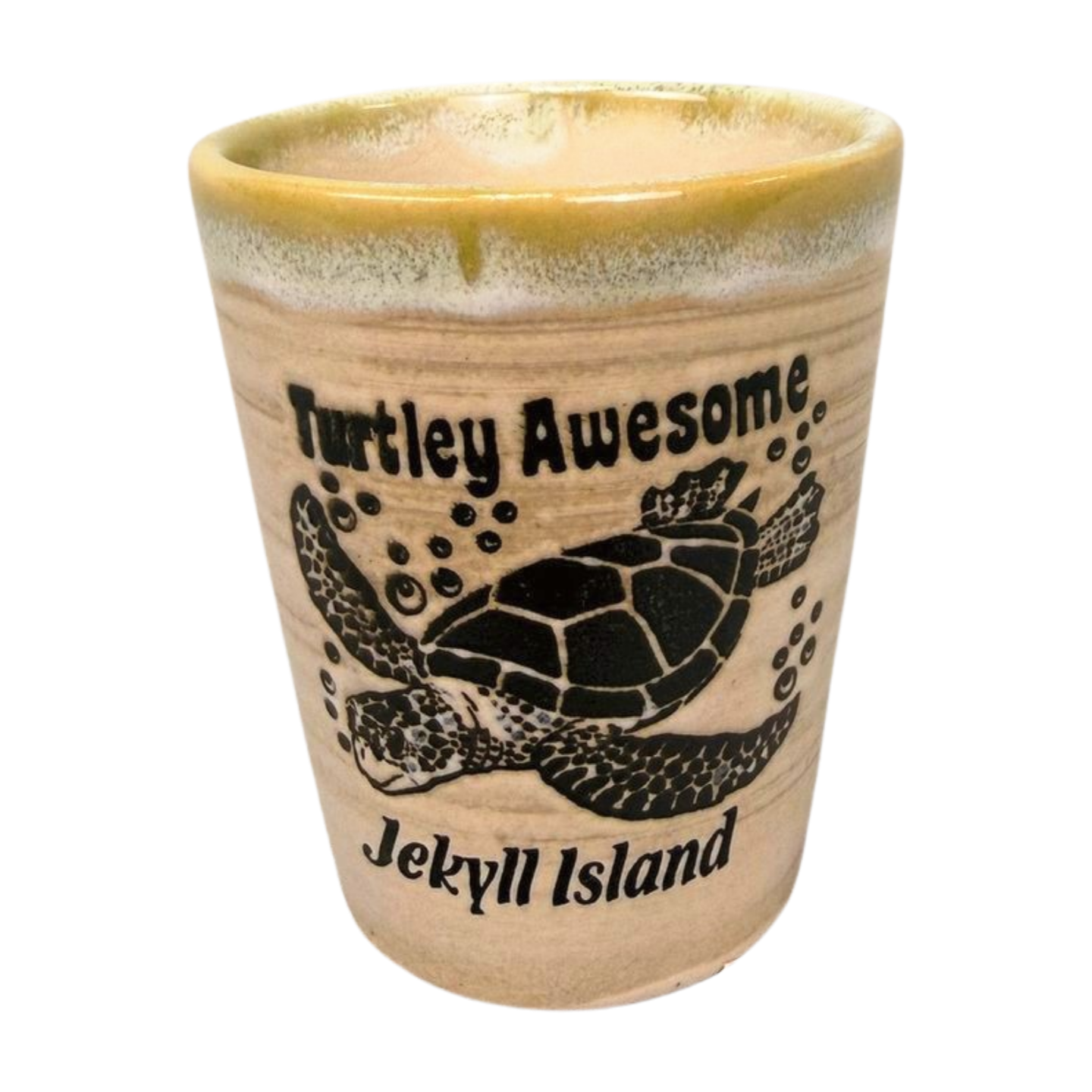 GIC Turtle Ceramic Shot Glass
