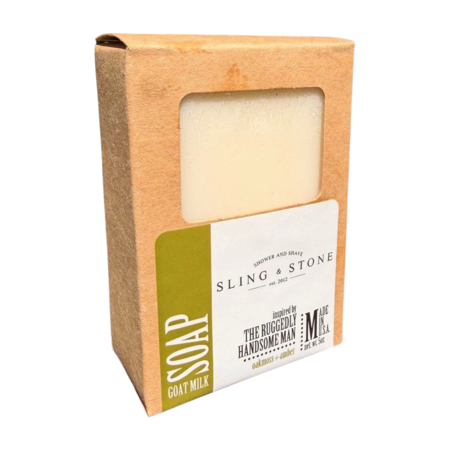 31•81 Men's Goat Milk Soap by Sling & Stone 5oz.