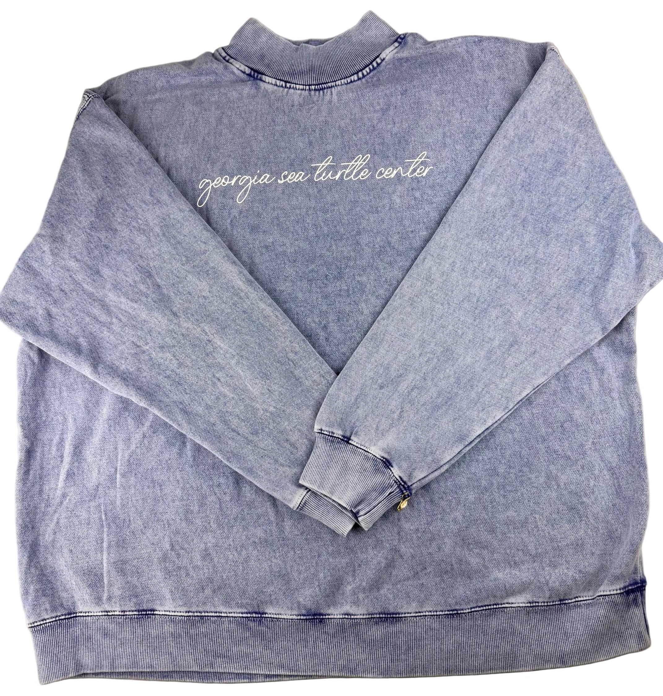 GSTC Georgia Sea Turtle Center Mock Neck Sweater