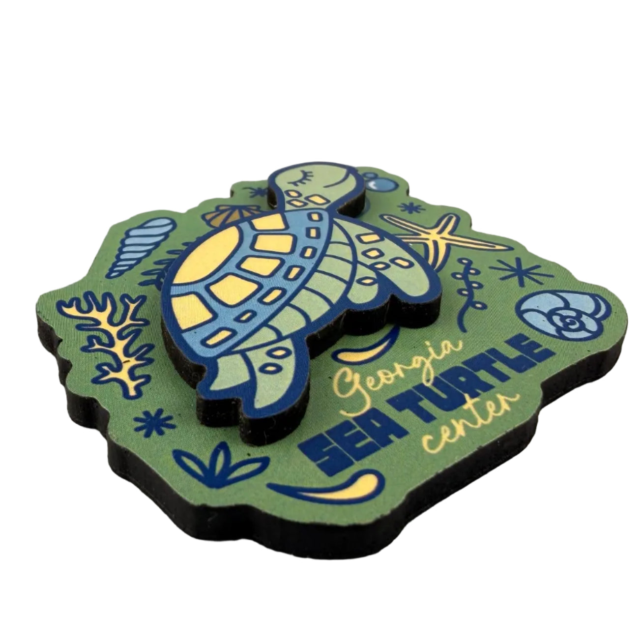 GSTC Dual Layer Small Wooden Magnet