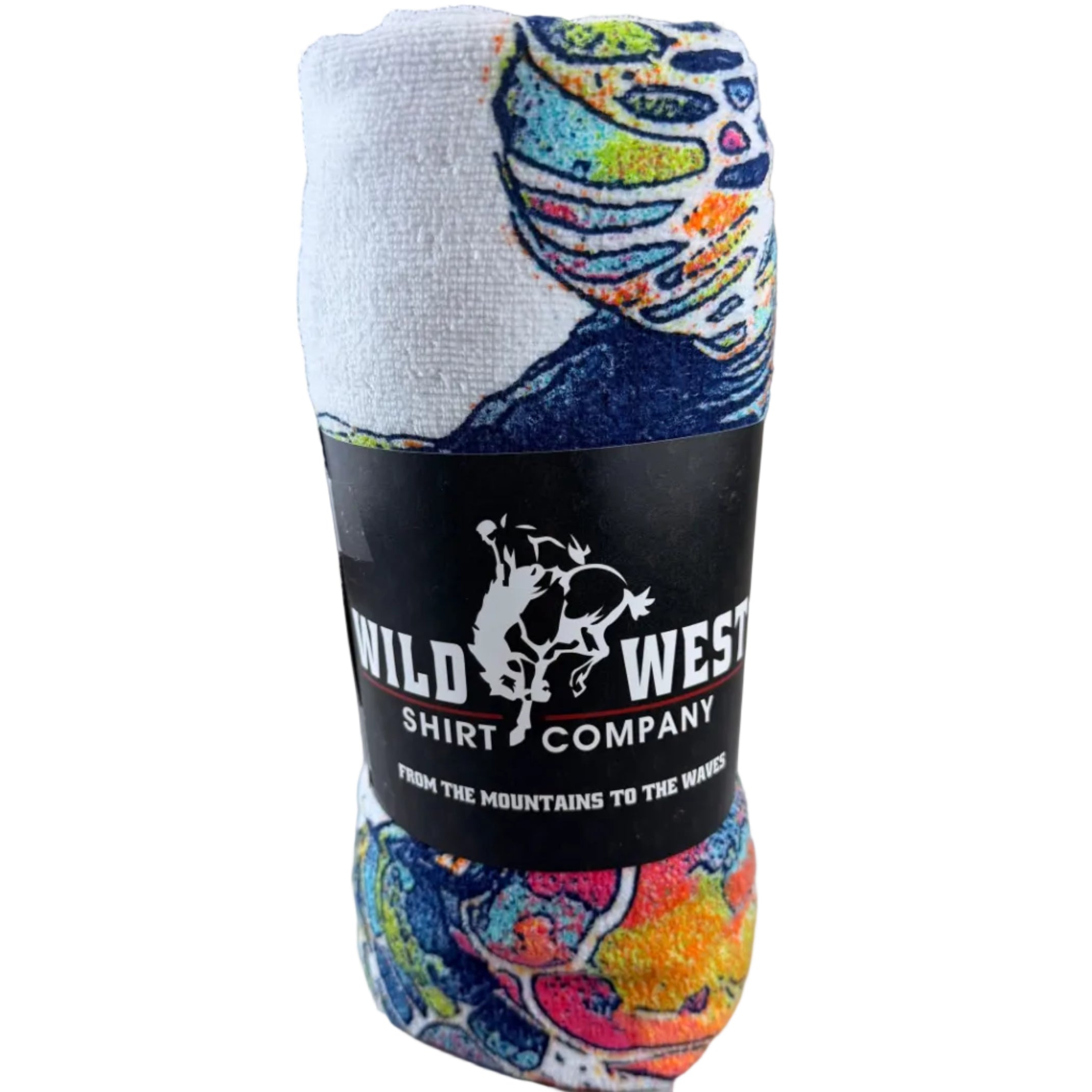 GIC Watercolor Style Sea Turtle Beach Towel