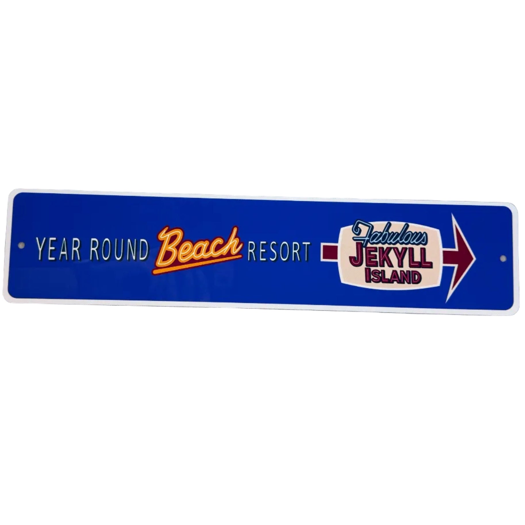 MOSAIC Classic Jekyll Island Metal Sign