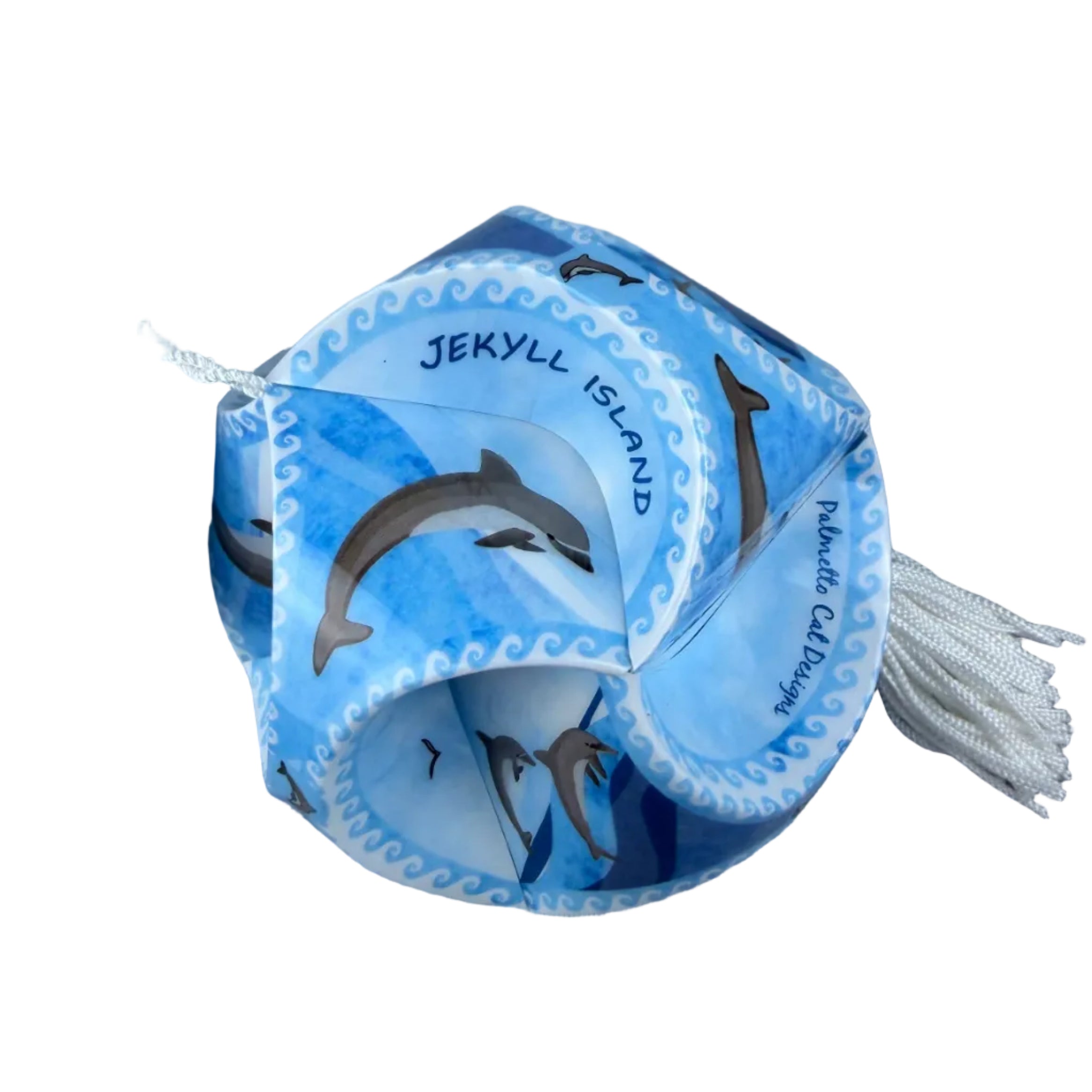 MOSAIC Jekyll Island Paper Globe Ornament
