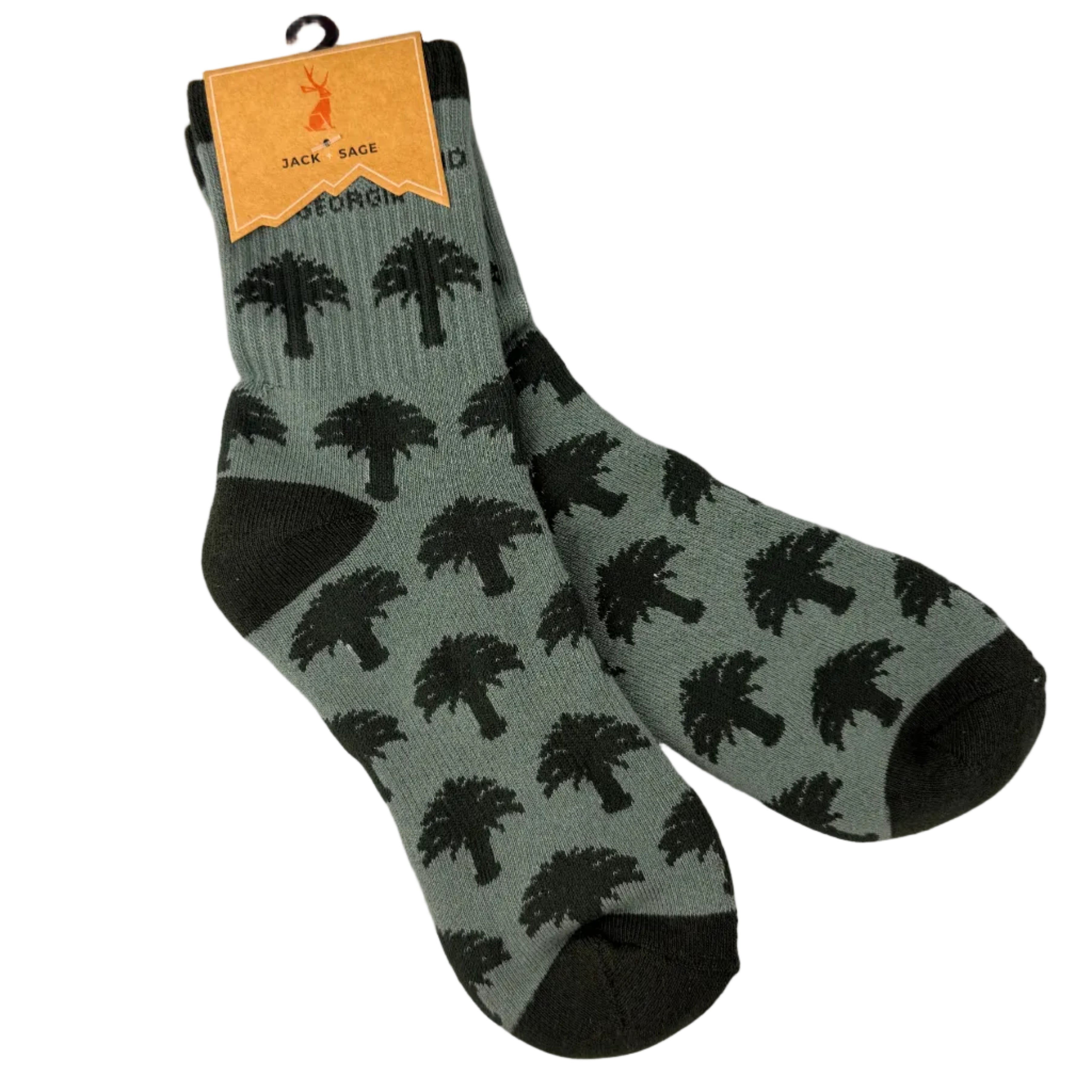 MOSAIC Jekyll Island Palm Tree Socks by Jack+Sage