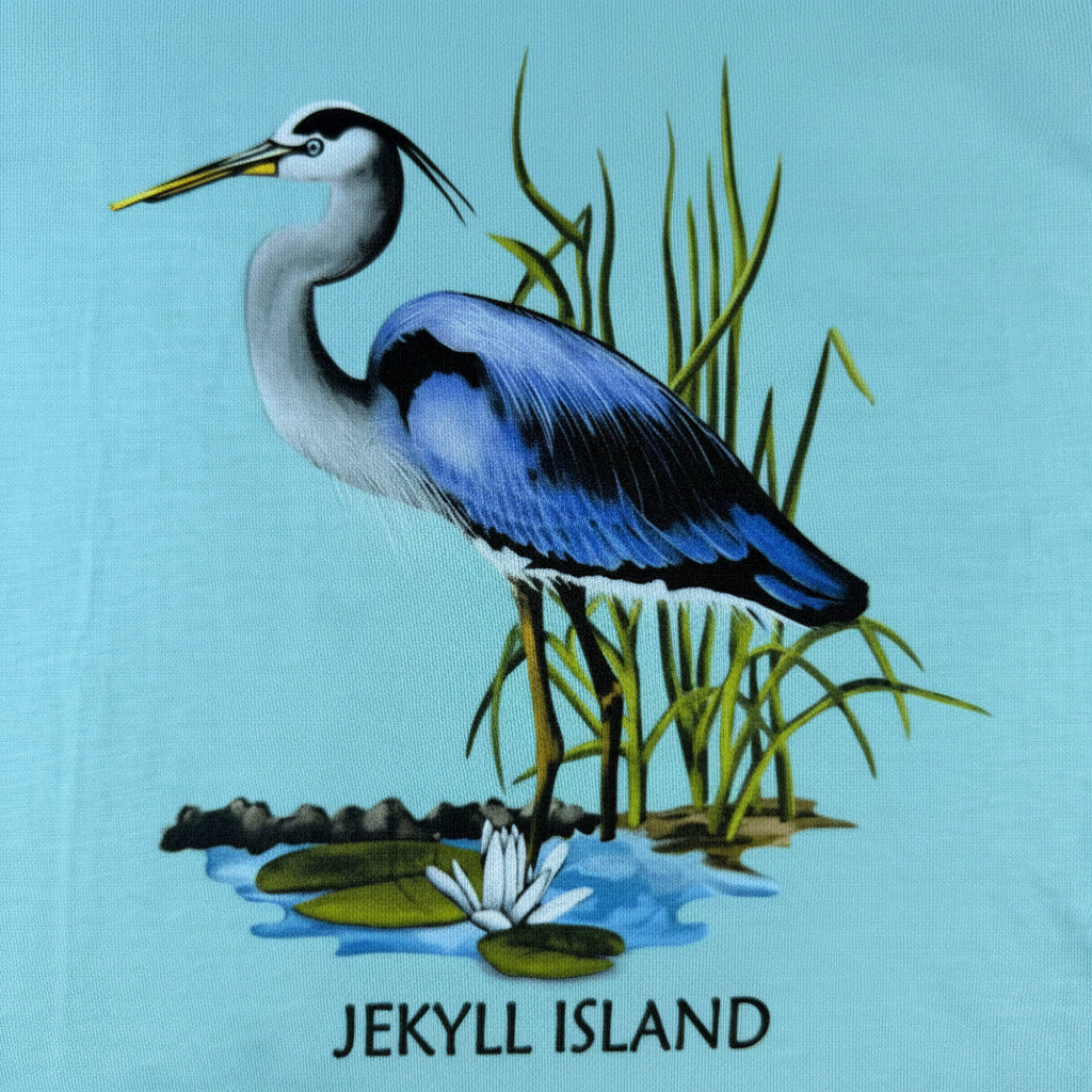 MOSAIC Blue Heron Ladies V-Neck