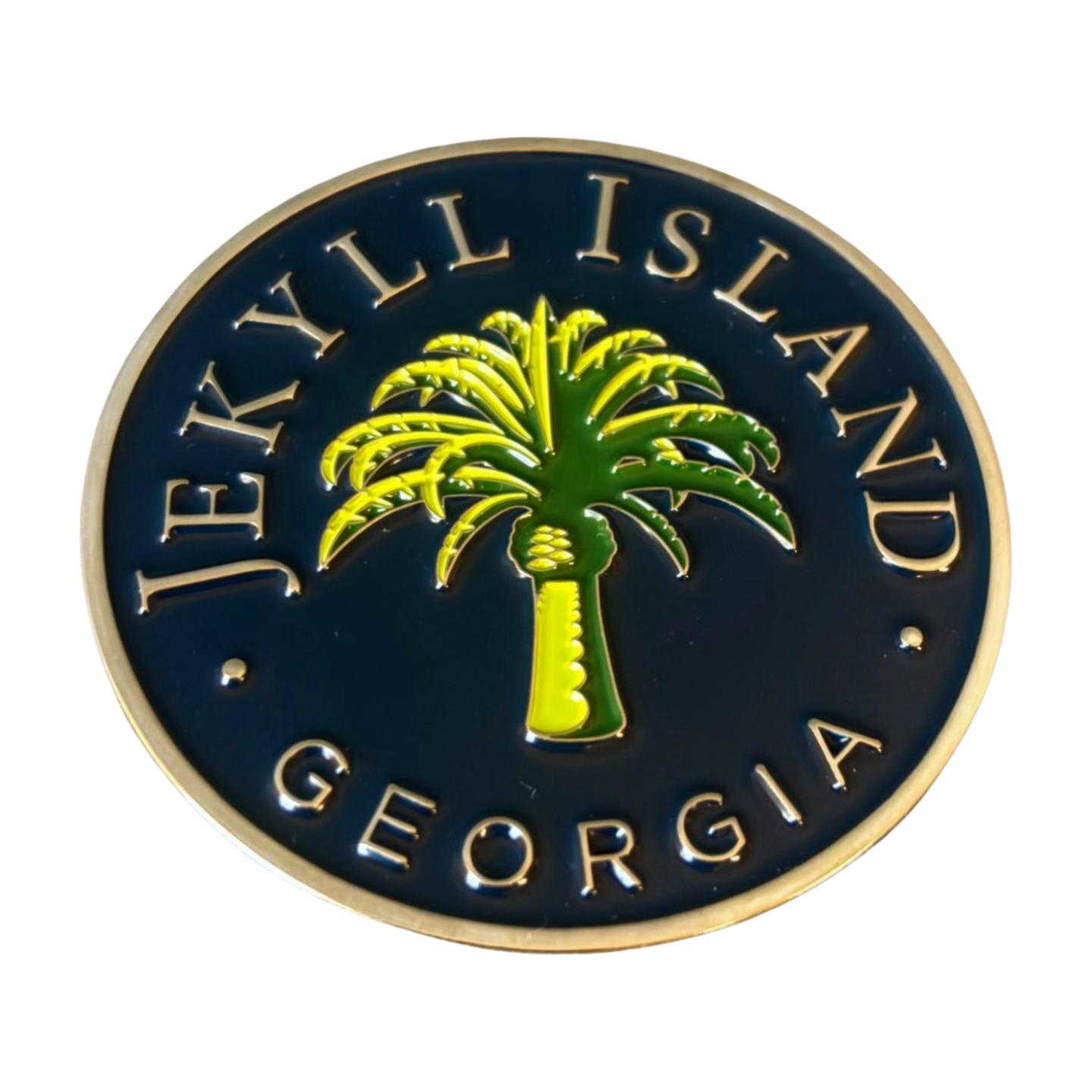 GIC Jekyll Island Round Metal Magnets by AB
