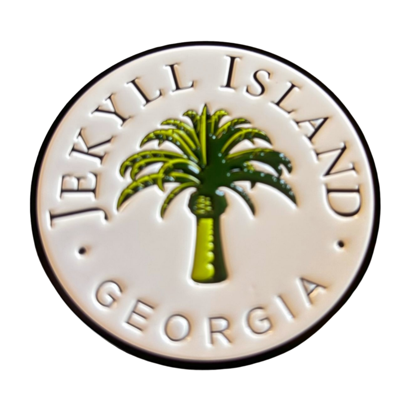 GIC Jekyll Island Round Metal Magnets by AB