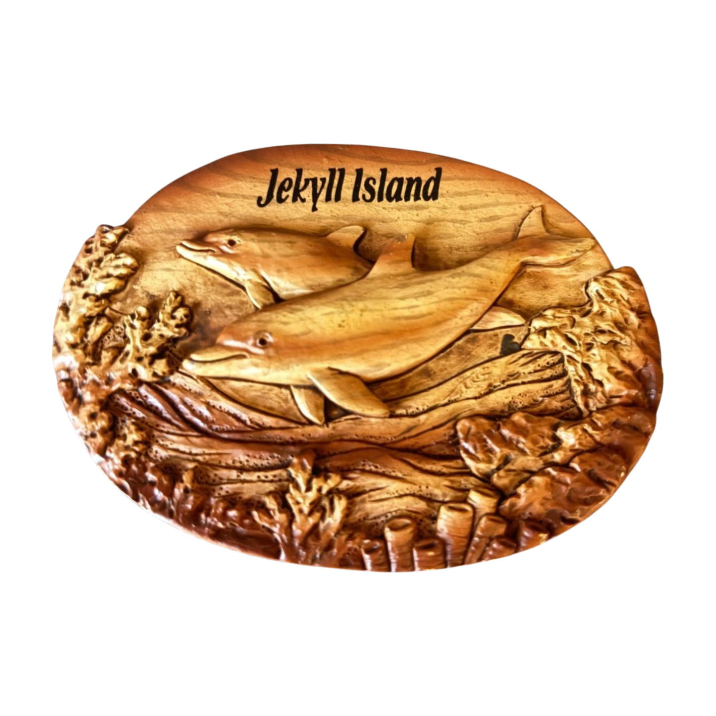 GIC A/G Wooden Oval Magnets