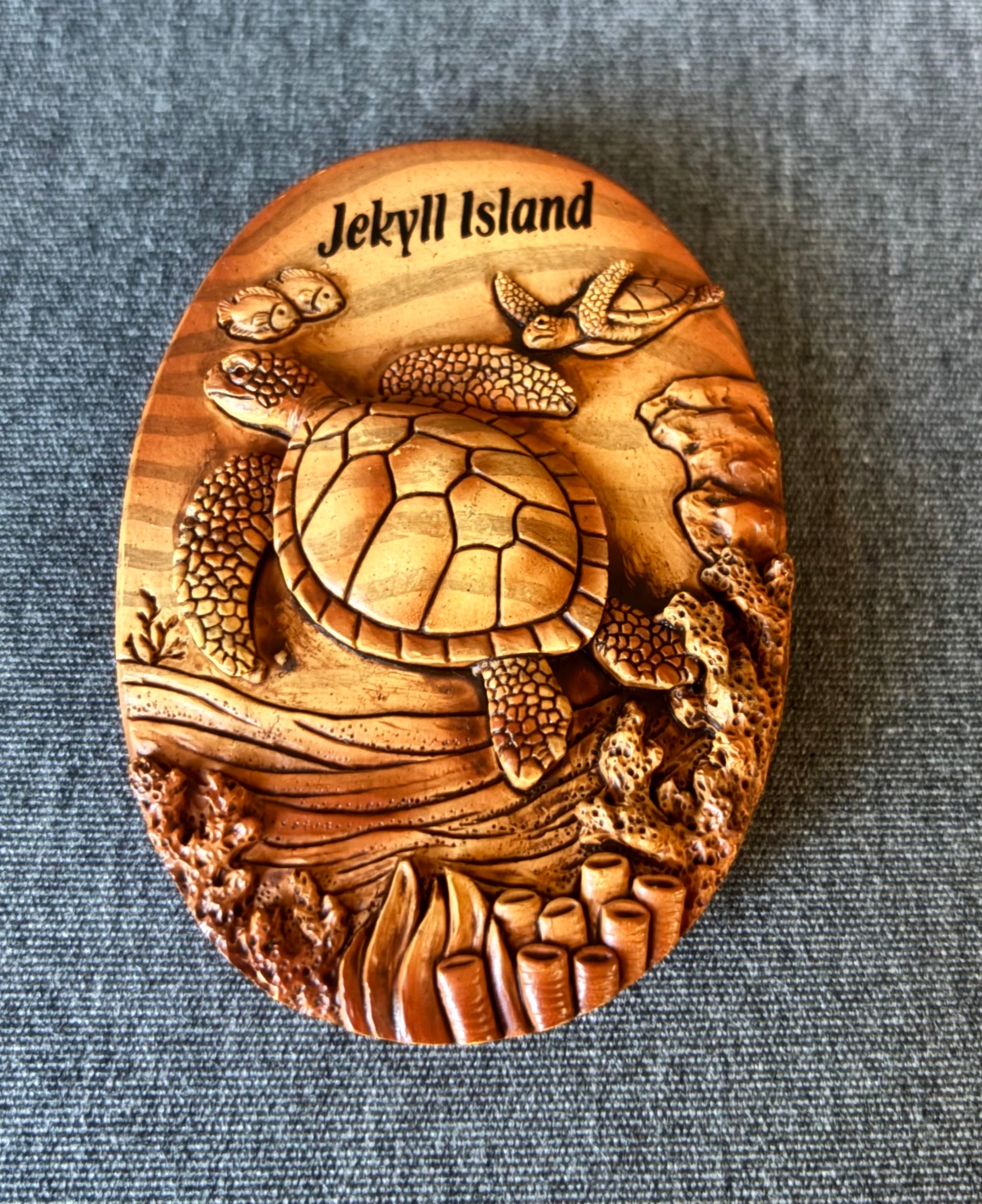 GIC A/G Wooden Oval Magnets