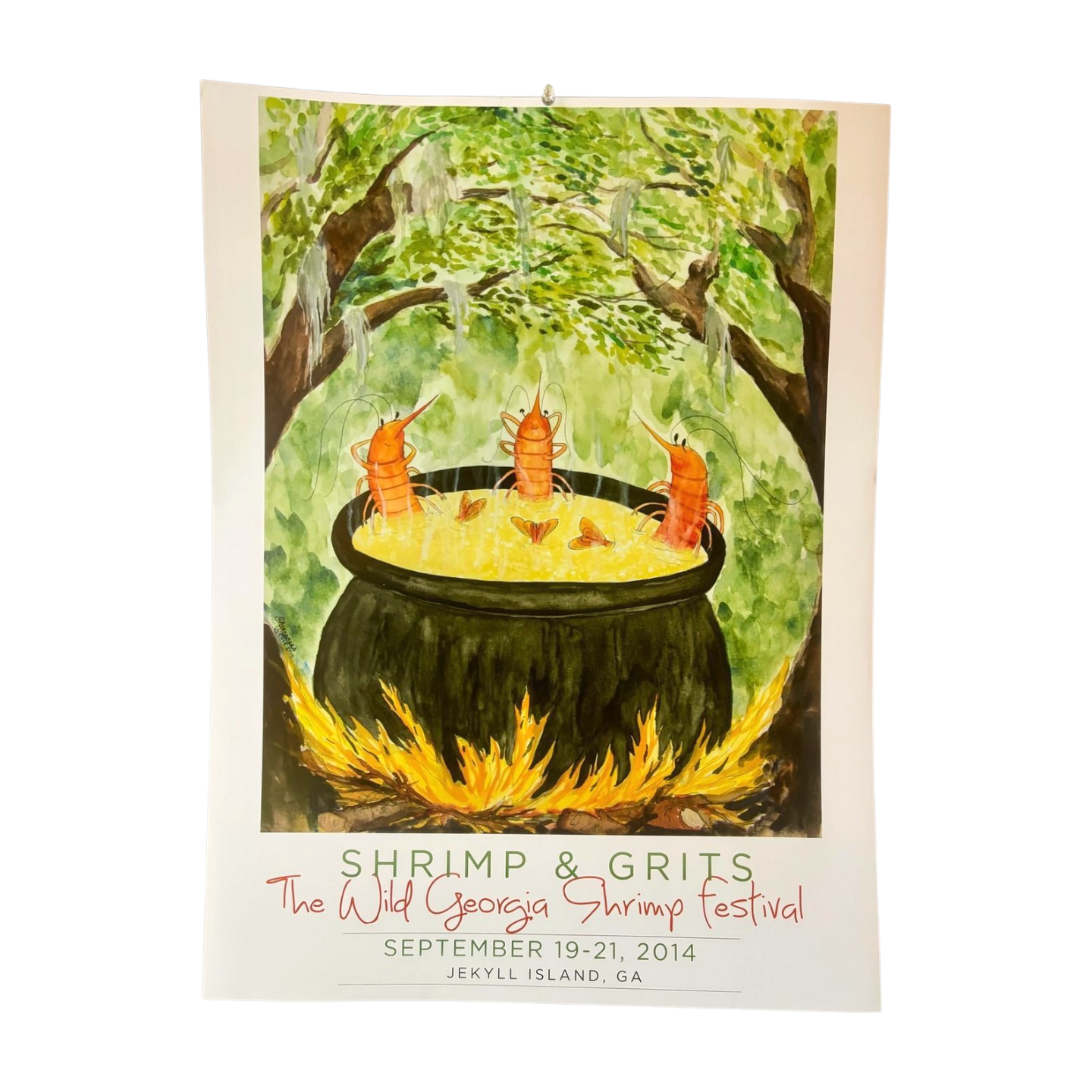 GIC 2014 Shrimp & Grits Festival Poster