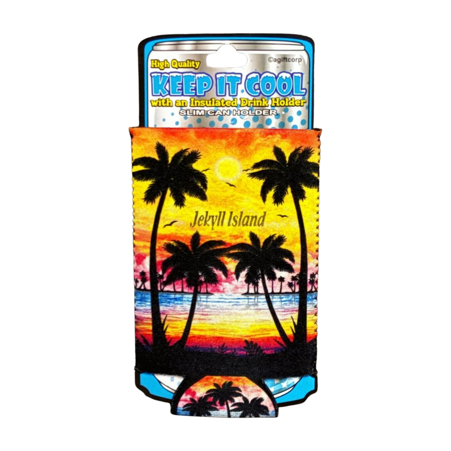 GIC Jekyll Island Coozie - Palms