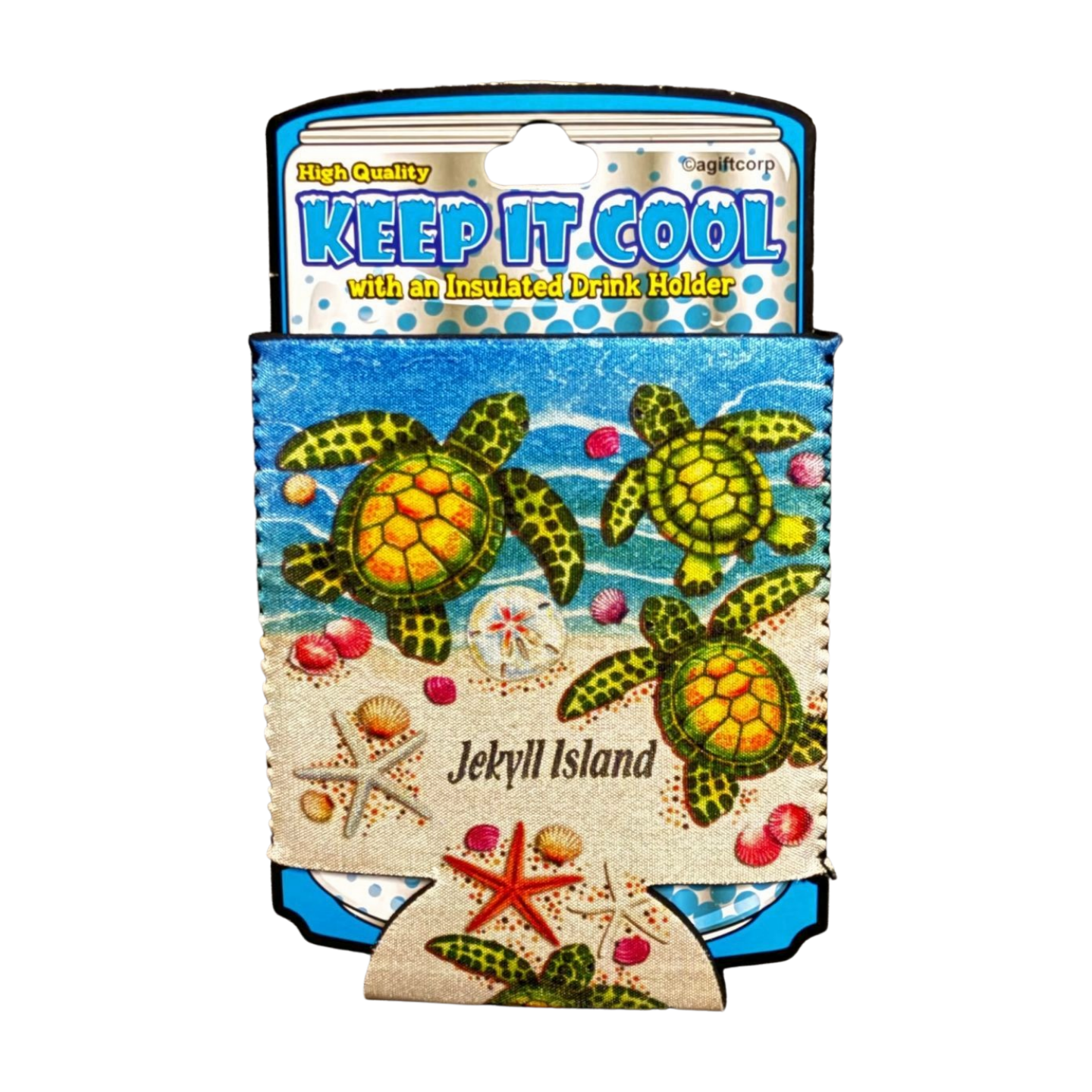 GIC Jekyll Island Coozie - Turtles