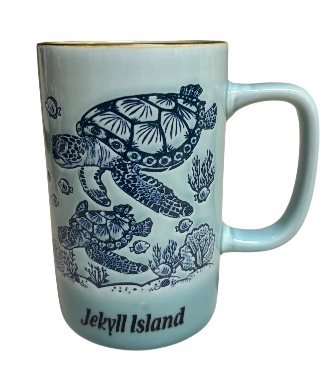 GIC Swimming Sea Turtle Mug 16oz.