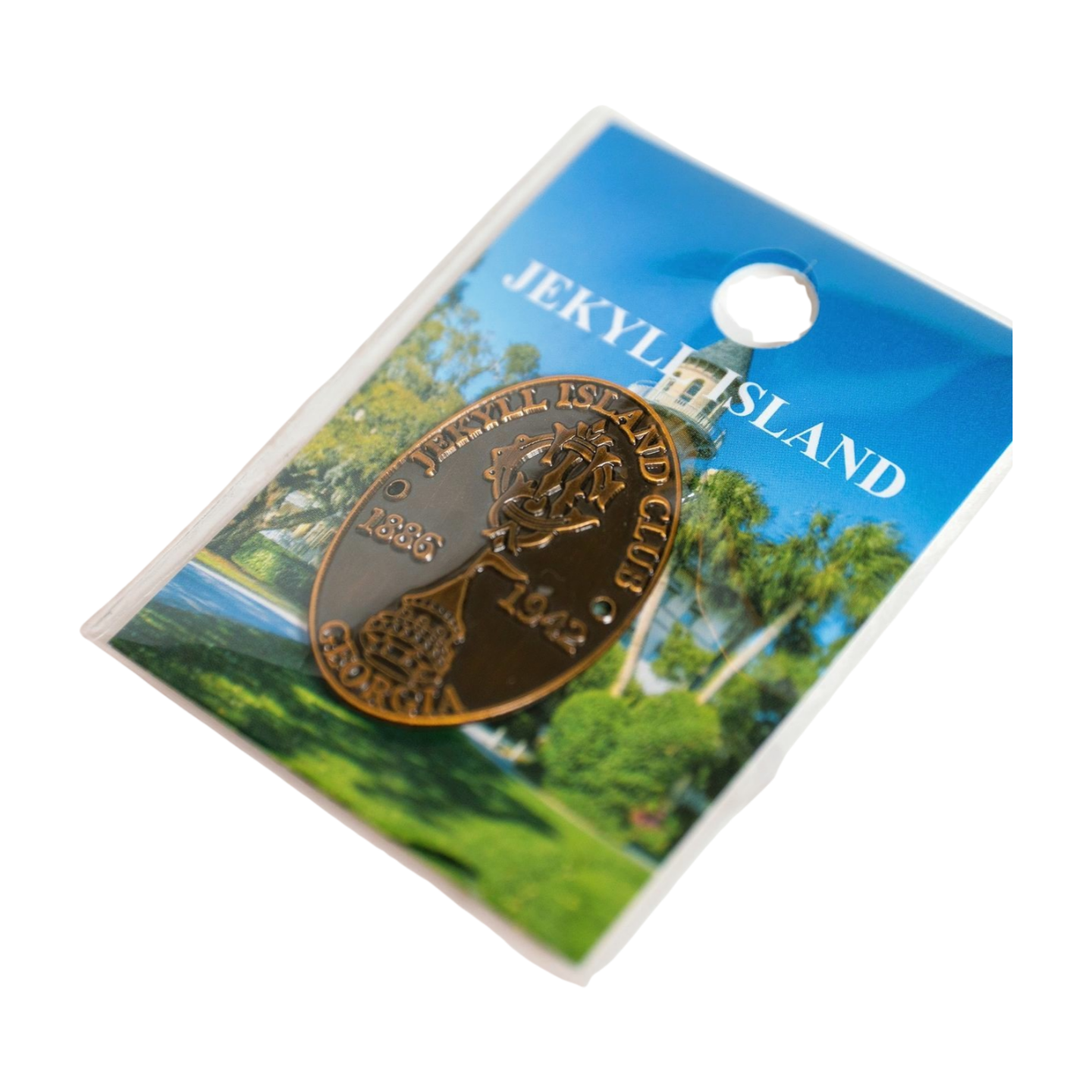 MOSAIC Jekyll Island Club Walking Stick Medallion