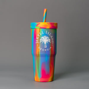 32oz SiliPint Cup with Lid & Straw