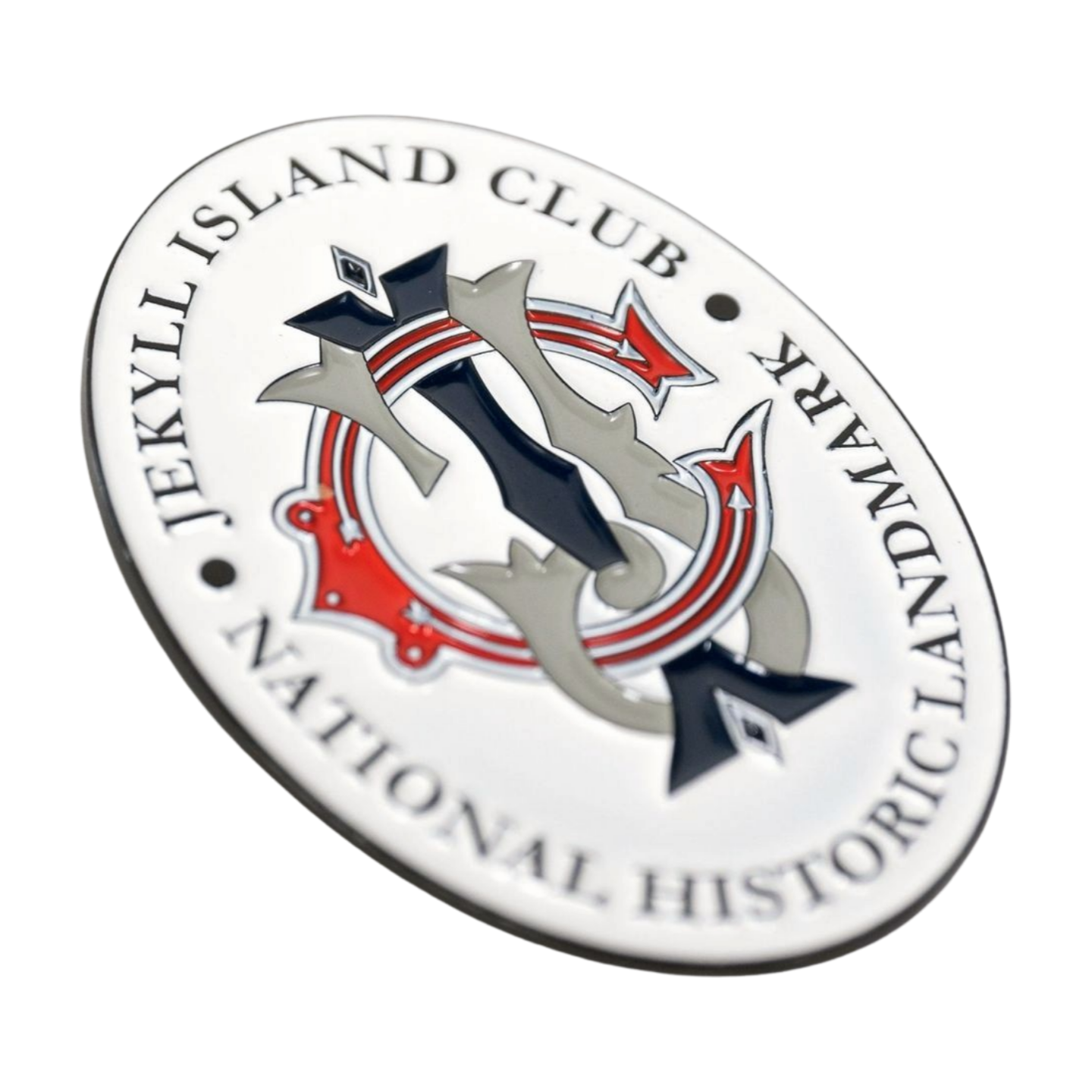 MUSEUM - Historic Jekyll Island Club Hotel Logo Metal Magnet