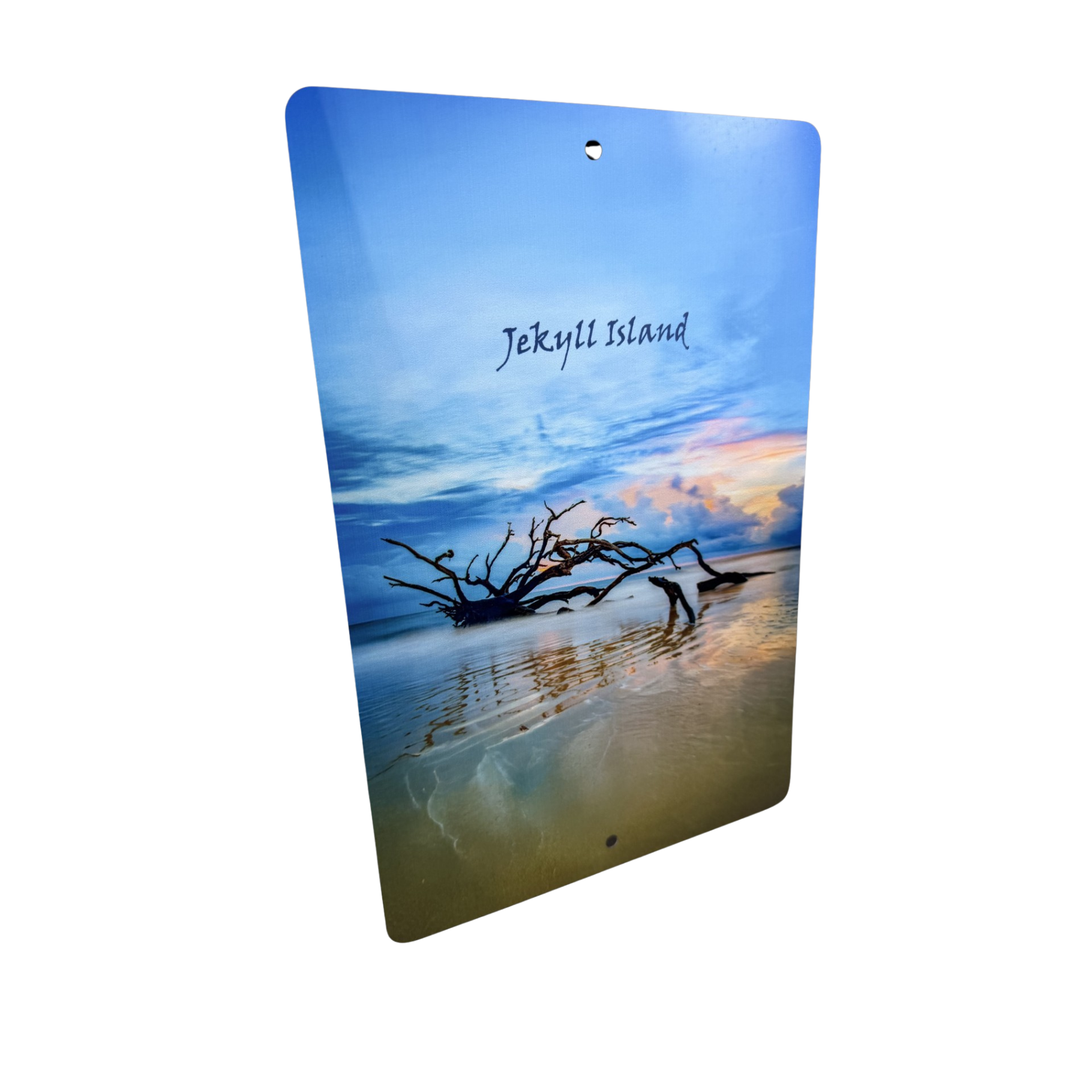 MOSAIC Driftwood Beach Metal Sign