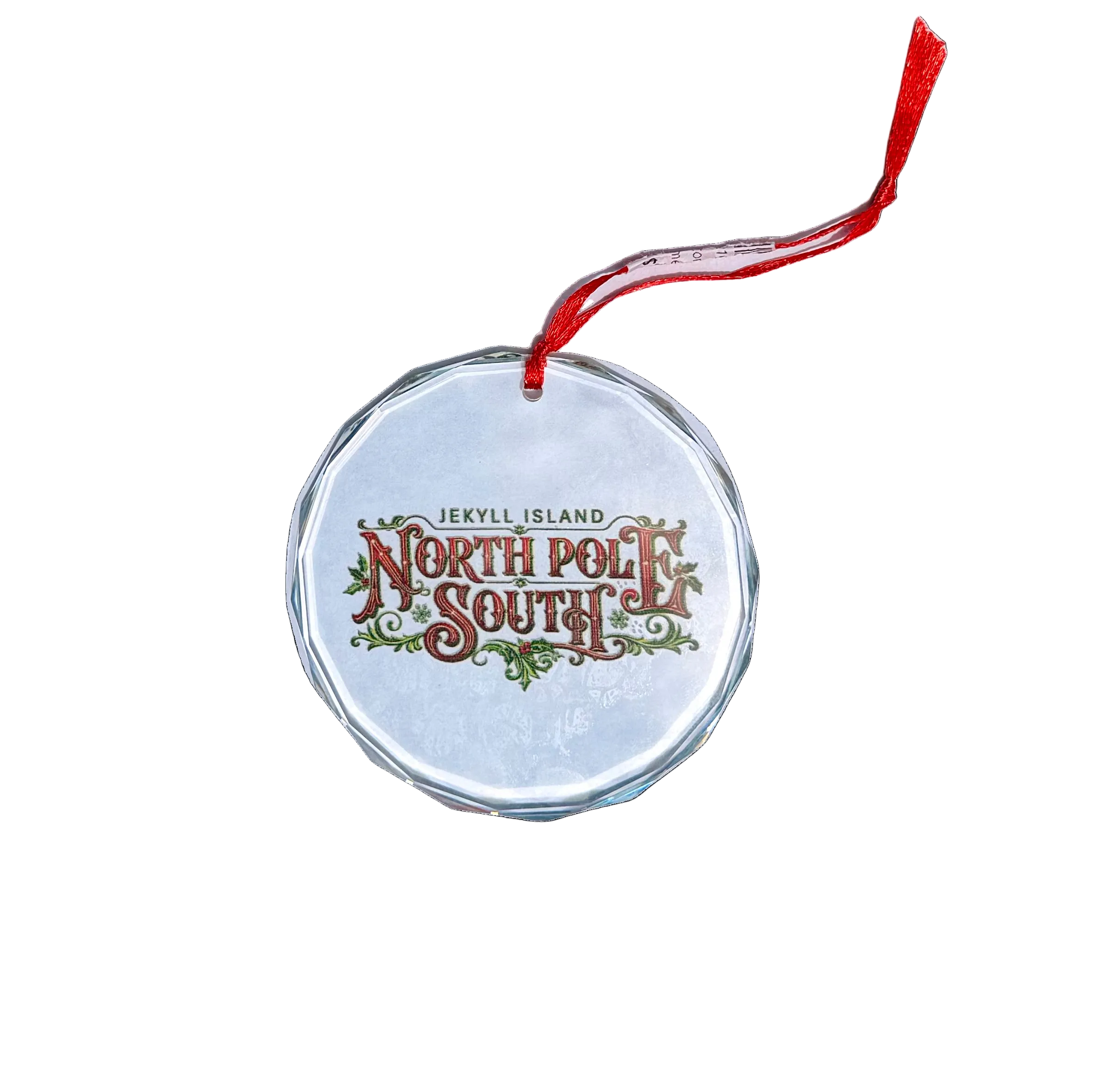 NPS Jekyll Island Clear Acrylic Ornament by Jaco