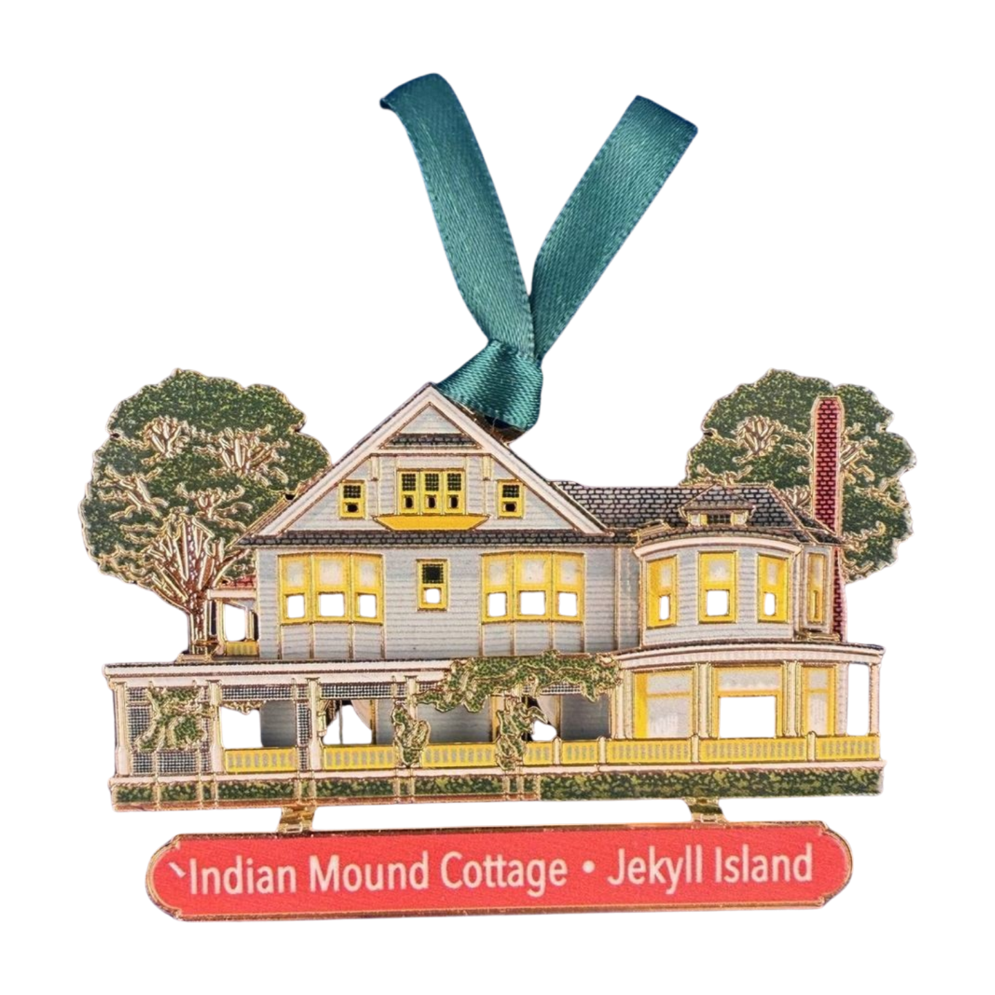NPS Indian Mound Cottage 3-D Ornament by Beacon