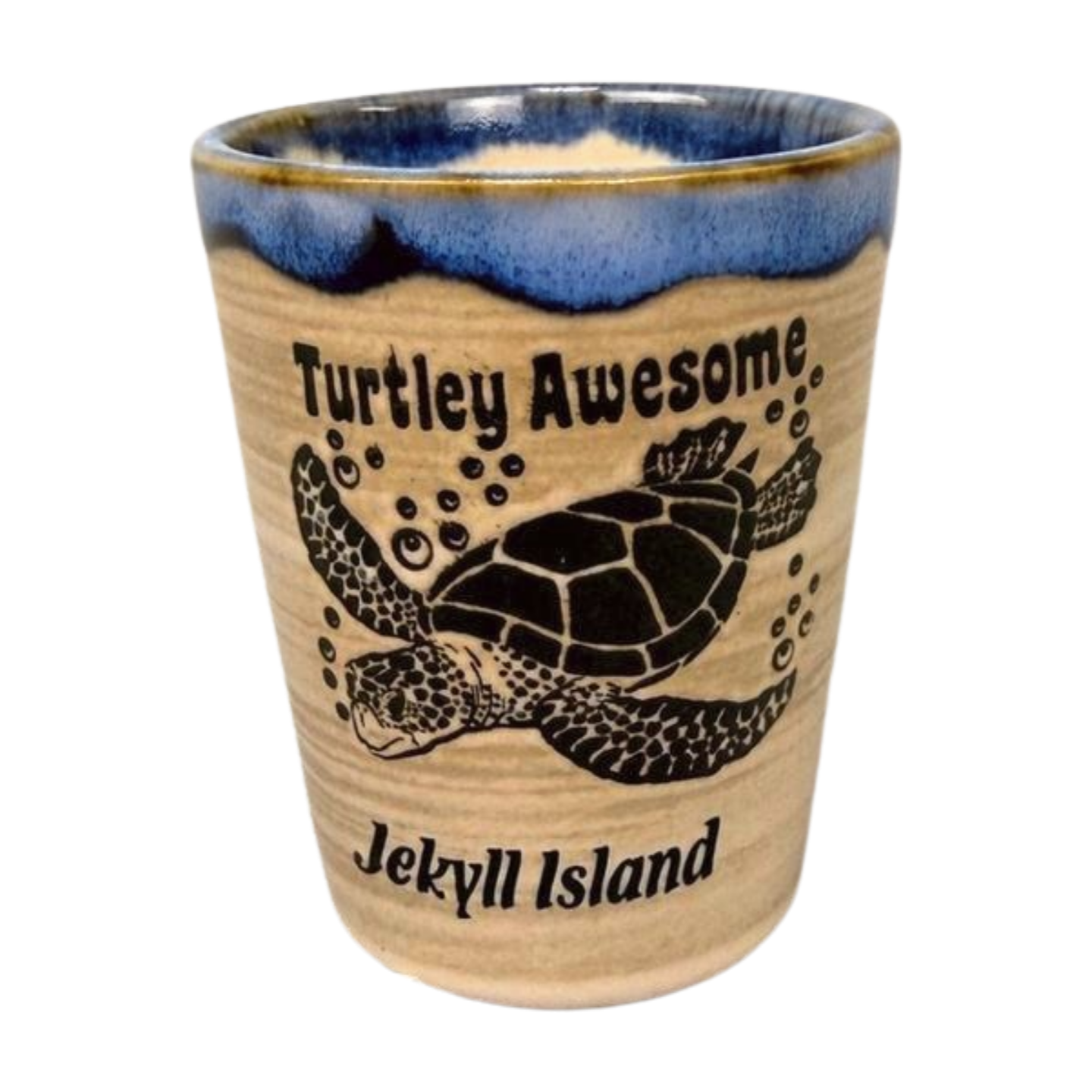 GIC Turtle Ceramic Shot Glass