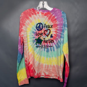 Youth Peace Love Turtles Long Sleeve