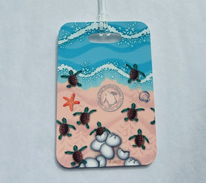 Turtle Luggage Tag